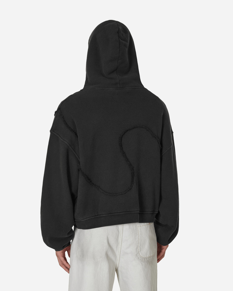 ERL Swirl Premium Fleece Hooded Sweatshirt Black - Slam Jam Official Store