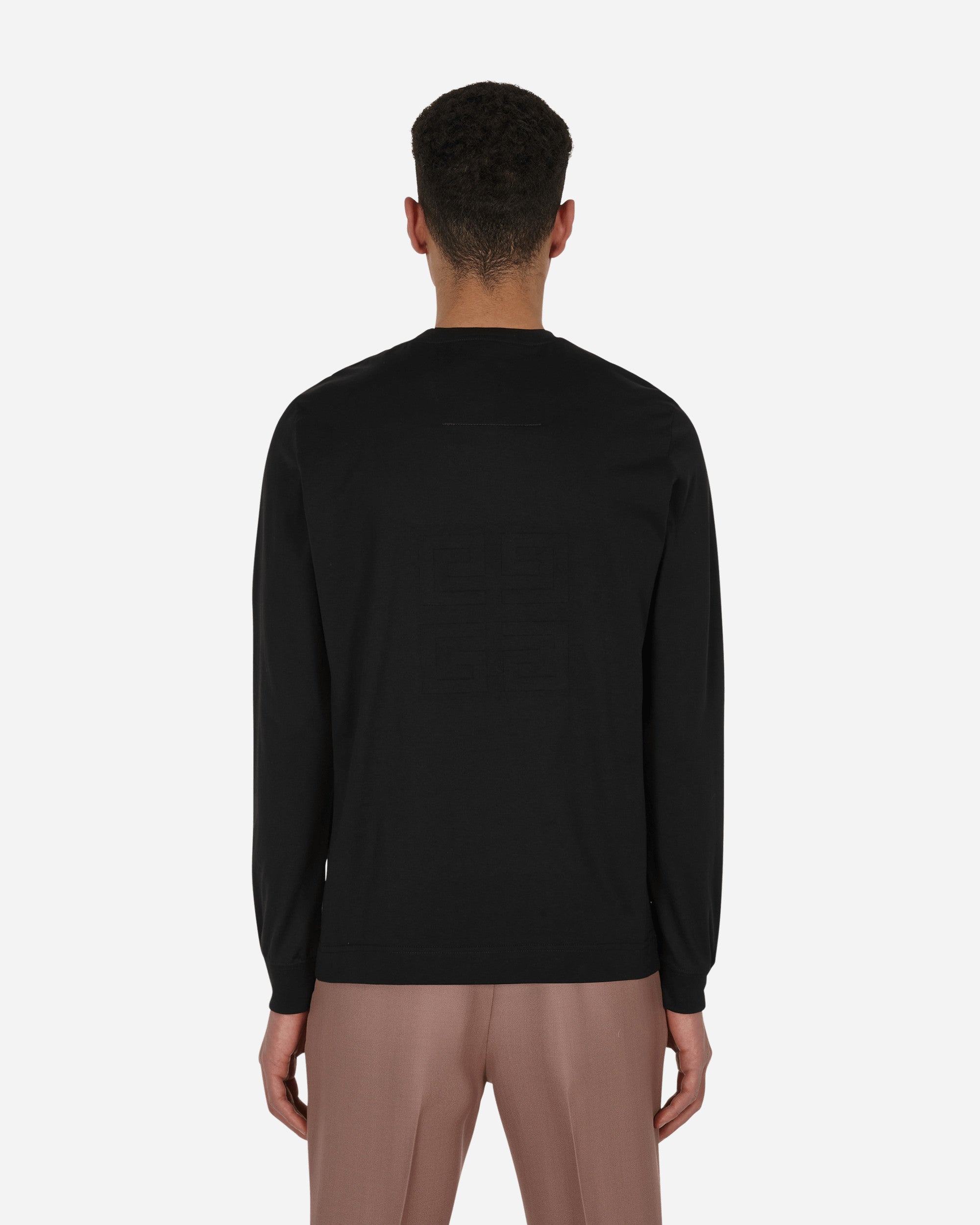 Givenchy Slim Fit Logo Longsleeve T-Shirt Black - Slam Jam Official Store