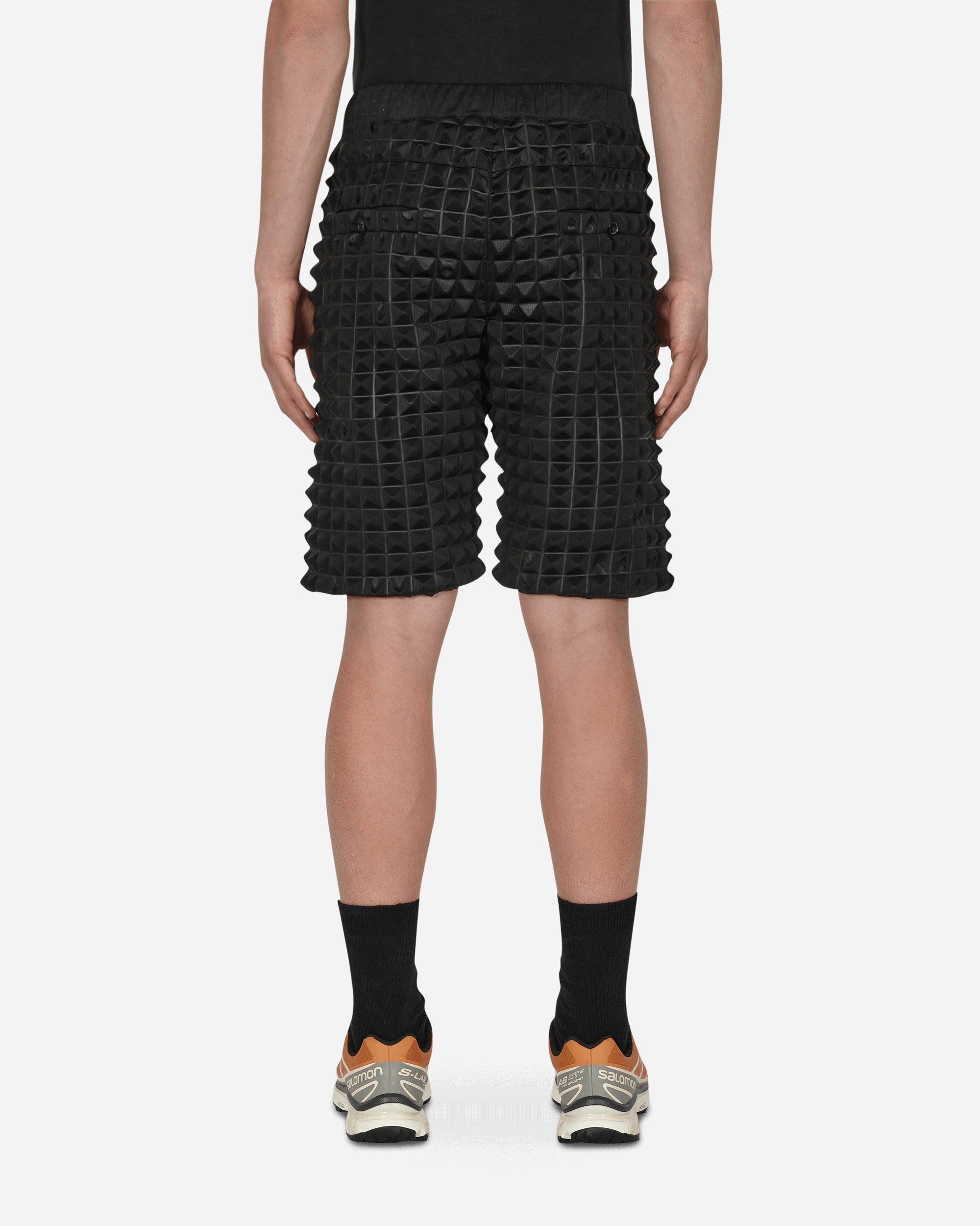 Shop Kanghyuk 2.5 Pyramid Regular Fit Shorts In Black