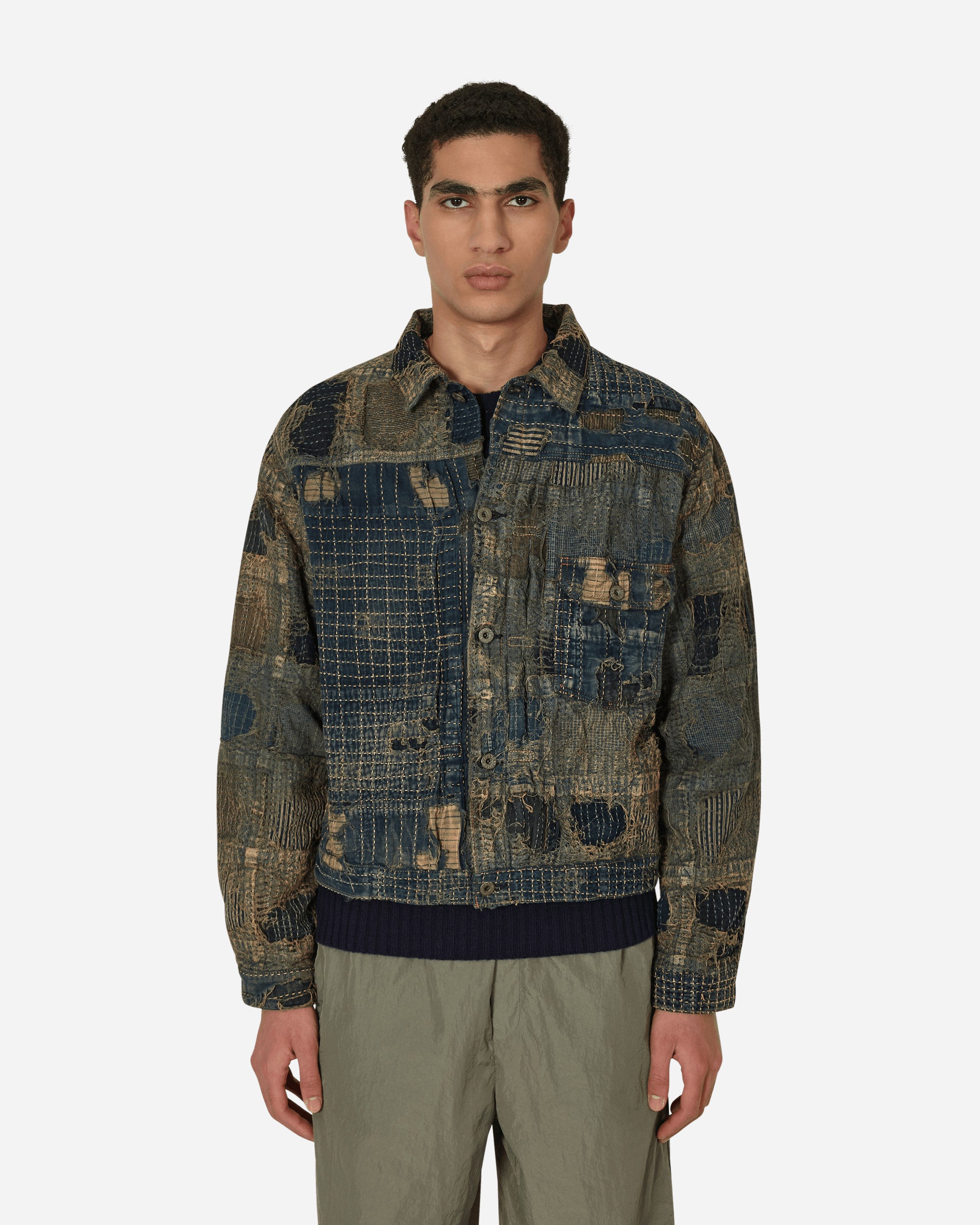 Kapital Boro Spring 1st Jacket In Blue | ModeSens