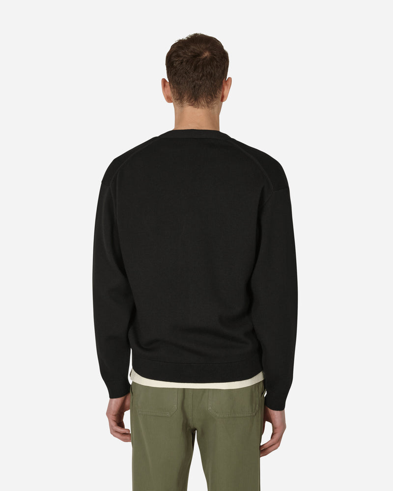 KENZO Paris 'Boke Flower' Crest Merino Wool Cardigan Black