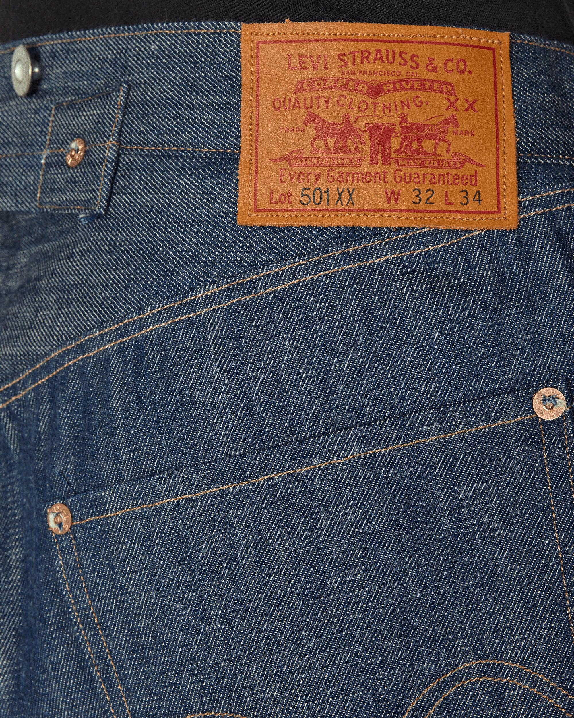 Levi's® Vintage Clothing 1901 501 Jeans Blue - Slam Jam Official Store
