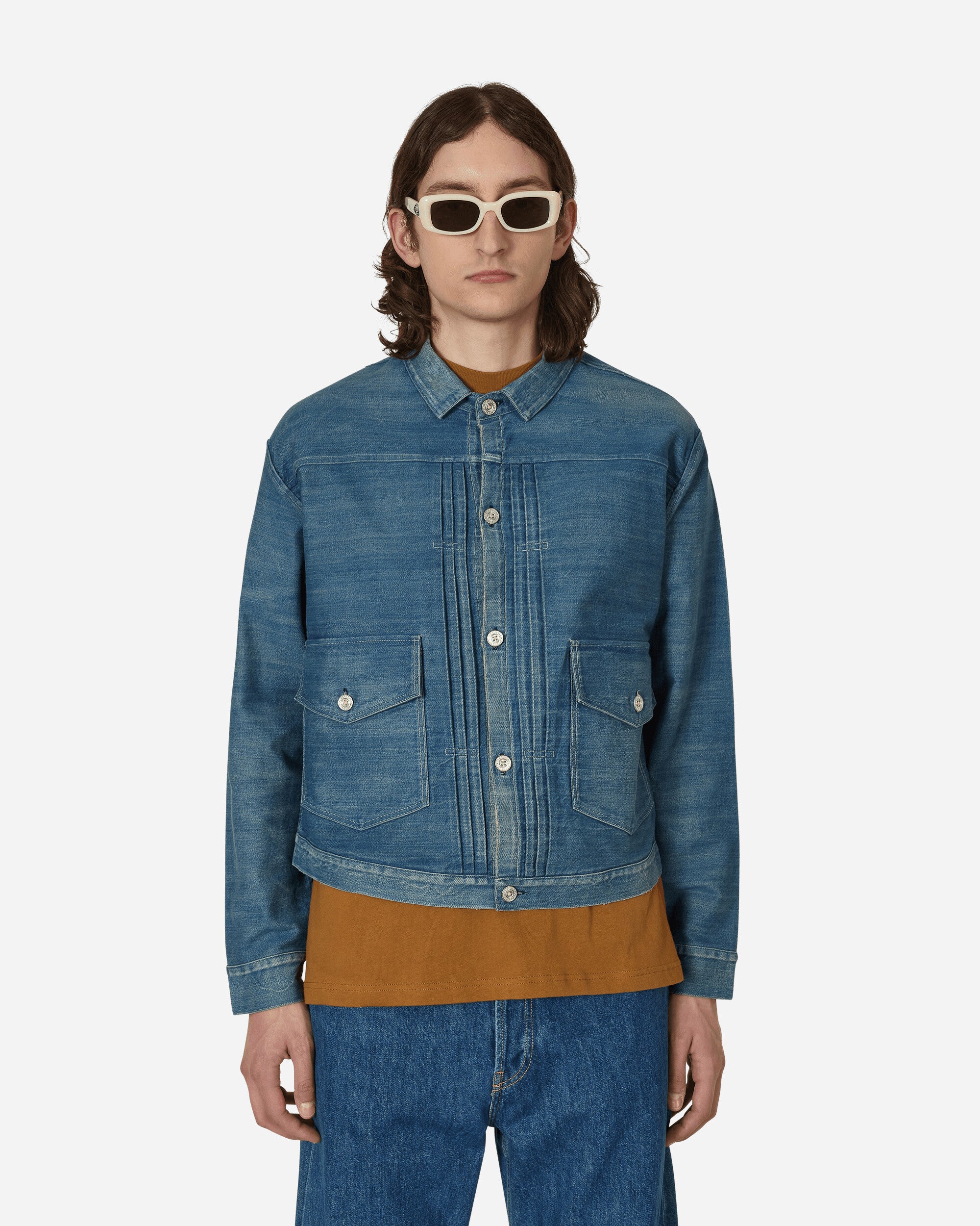 Levi’s Vintage Clothing 1879 Pleated Blouse Jacket In Blue | ModeSens