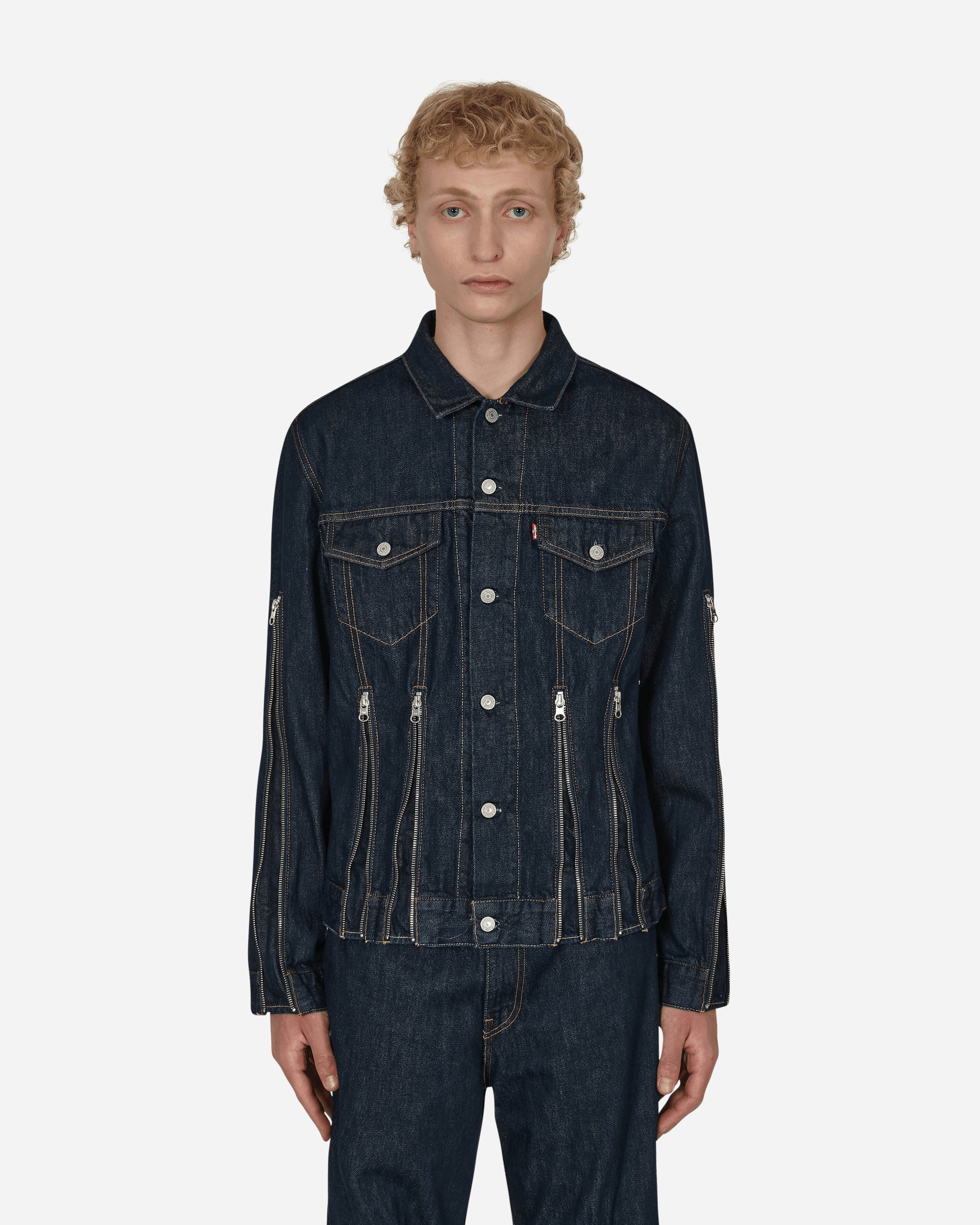 Levi's® Vintage Clothing No Sesso Zipper Trucker Jacket Blue