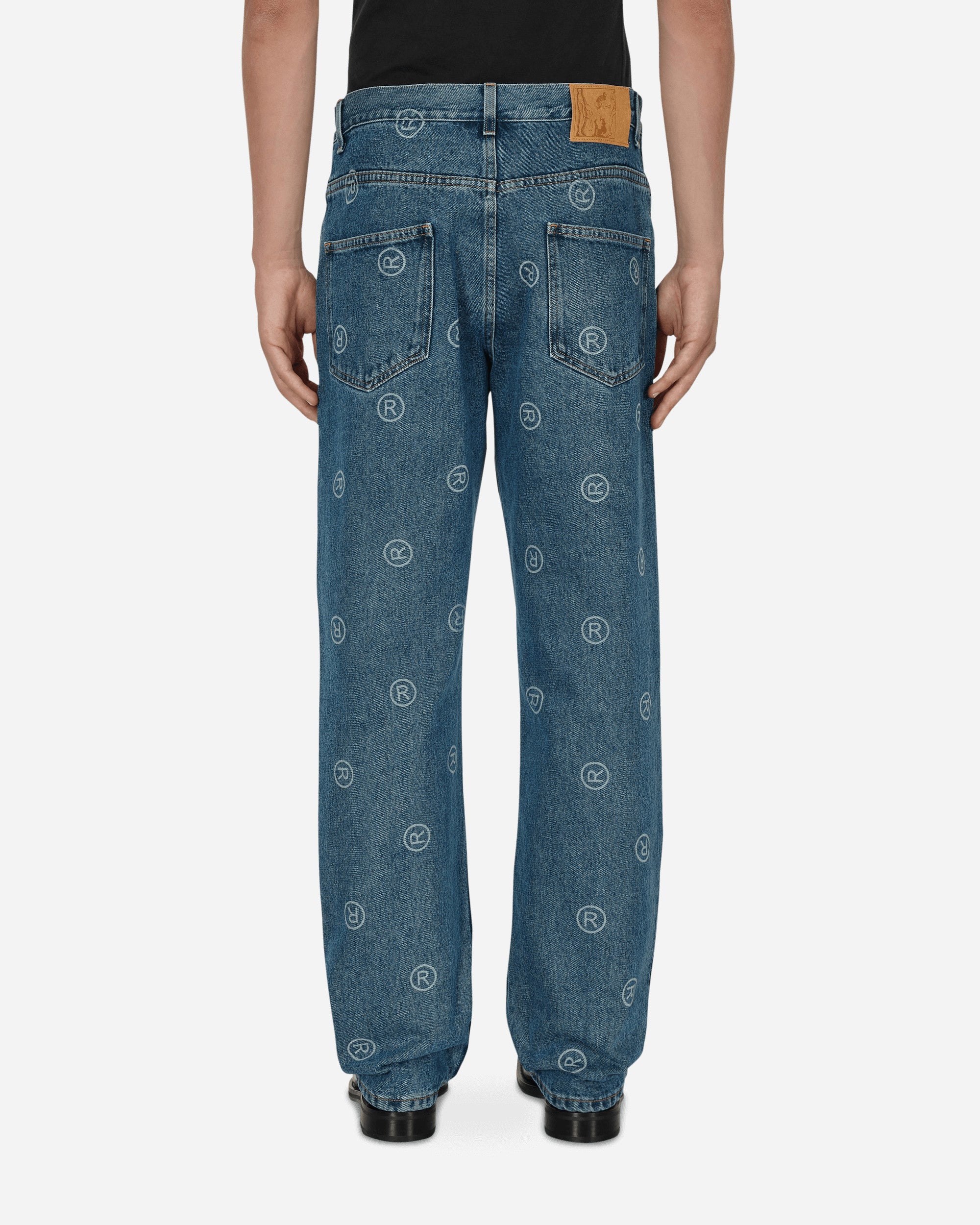 Shop Martine Rose Relaxed Fit Jeans In Blue