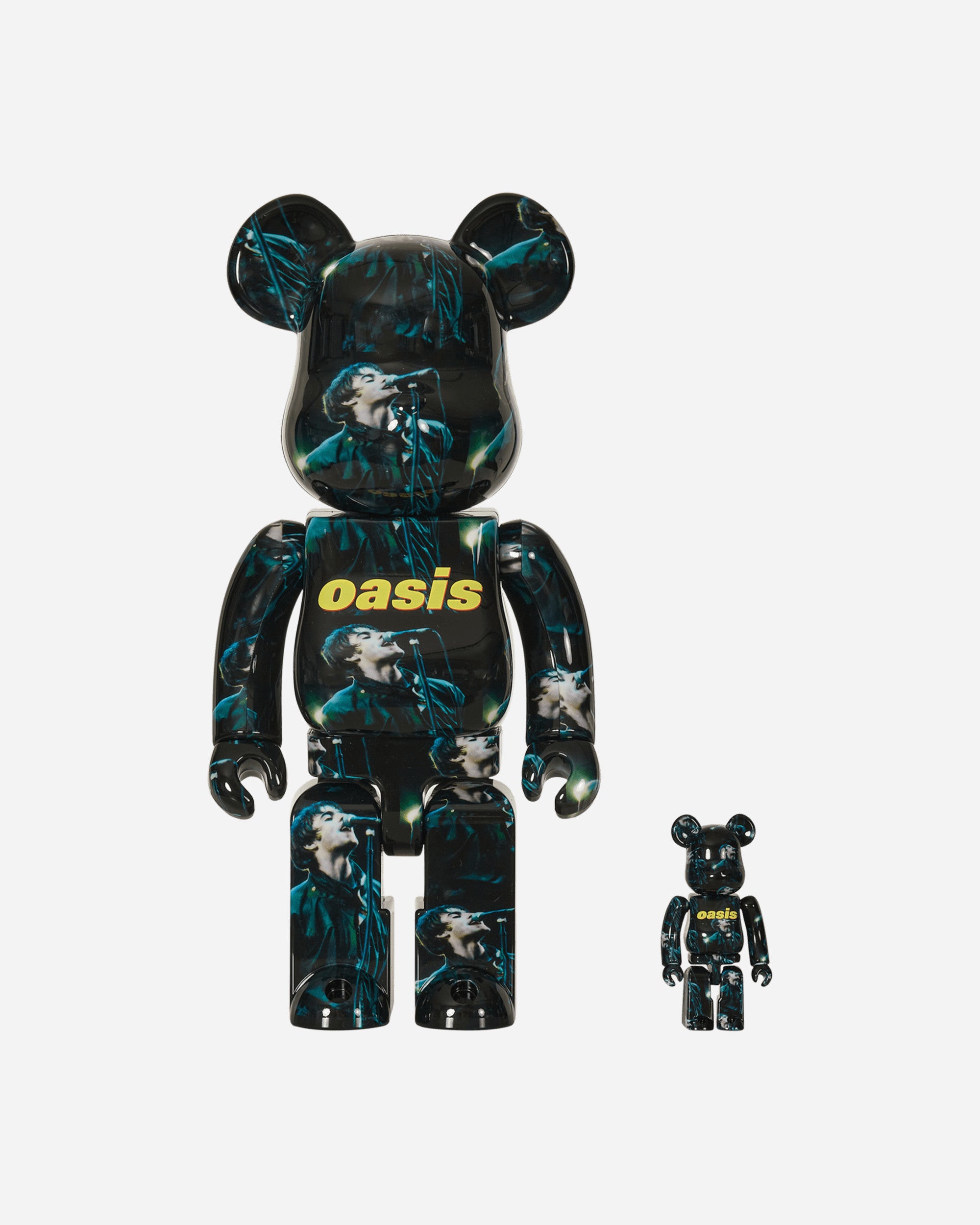 Medicom 100%+400% Oasis Knebworth 1996 - Liam Gallagher Be@rbrick