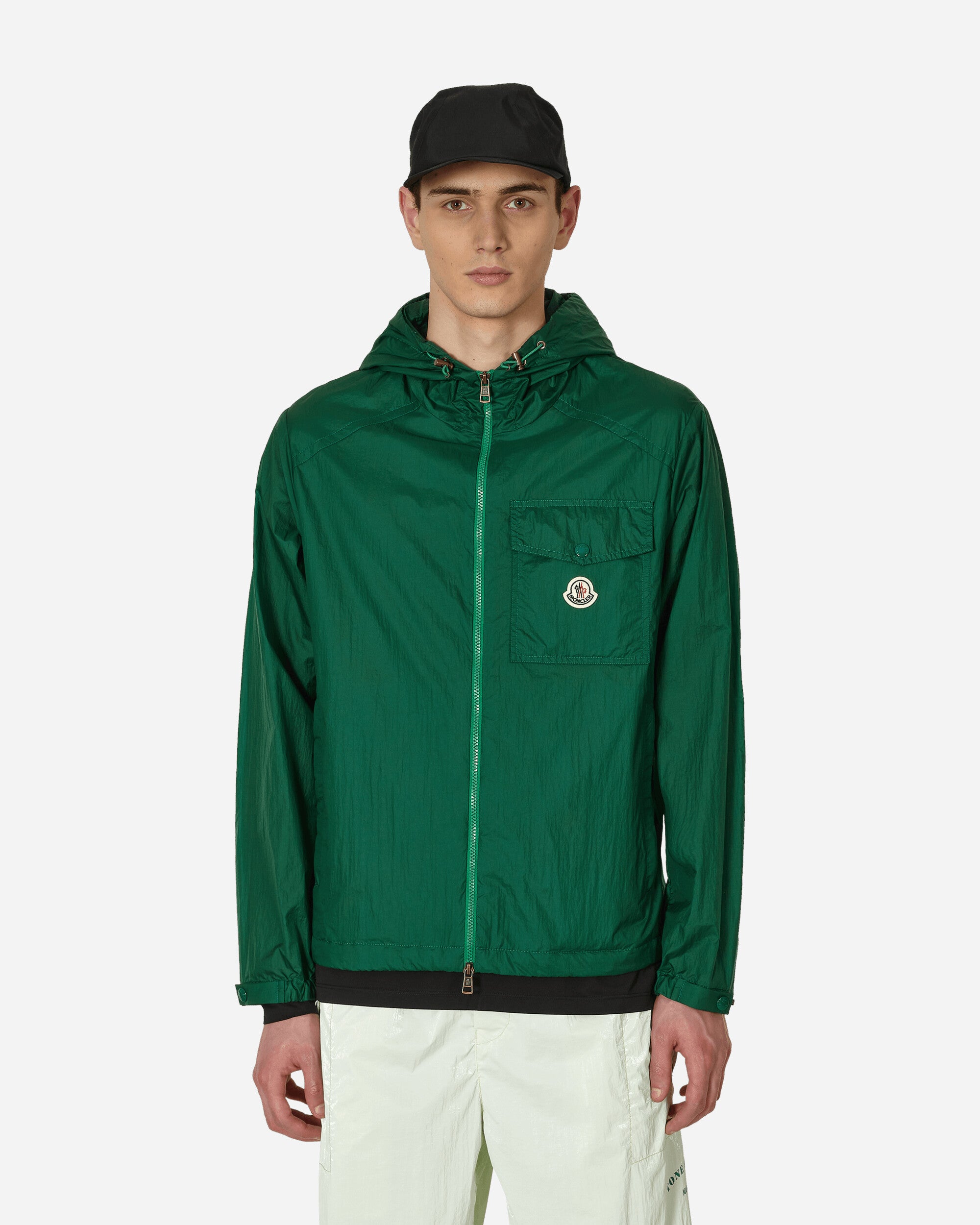 Moncler Samakar Hooded Jacket Green - Slam Jam Official Store