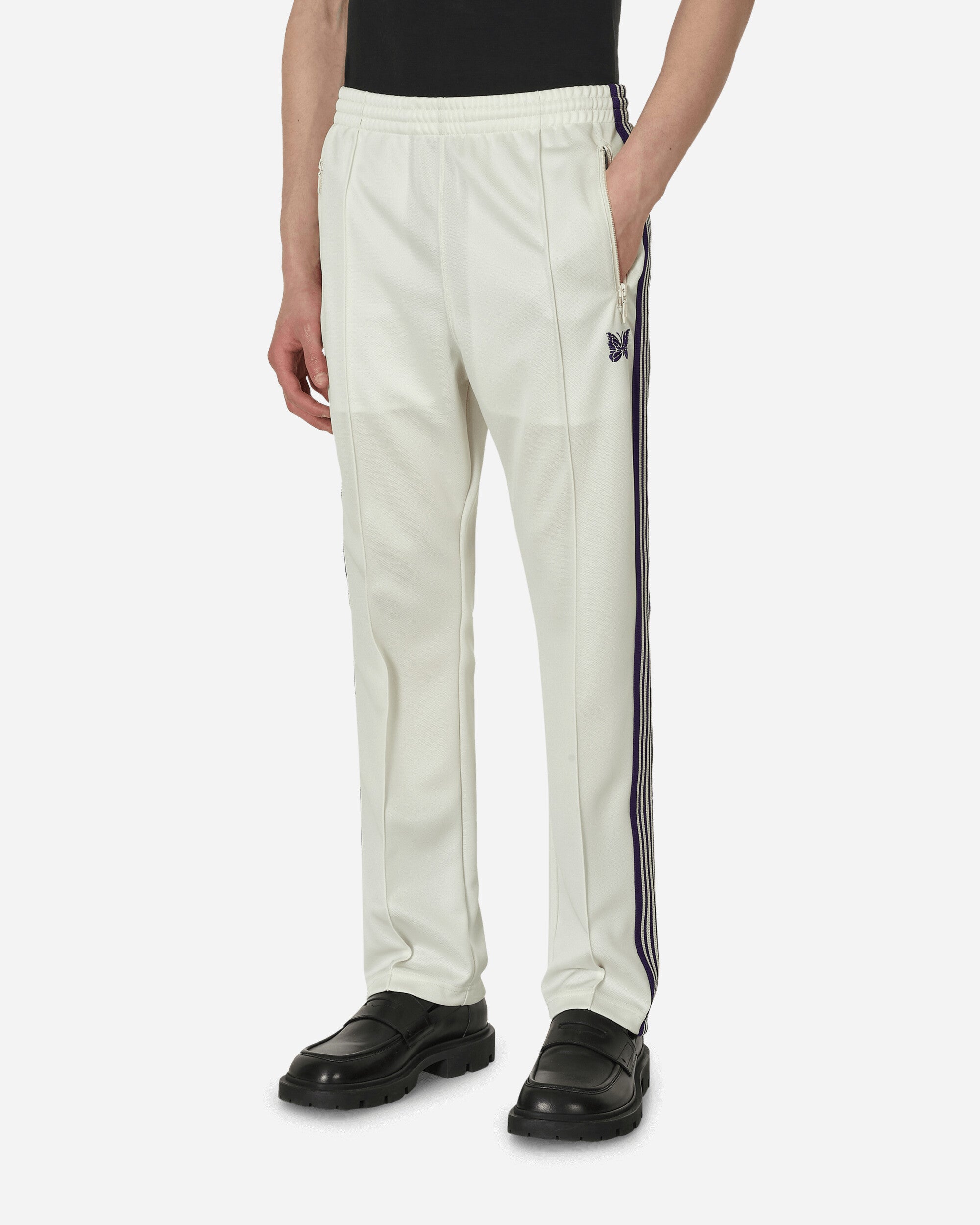 Needles Velour Narrow Track Pants Charcoal - Slam Jam Official Store