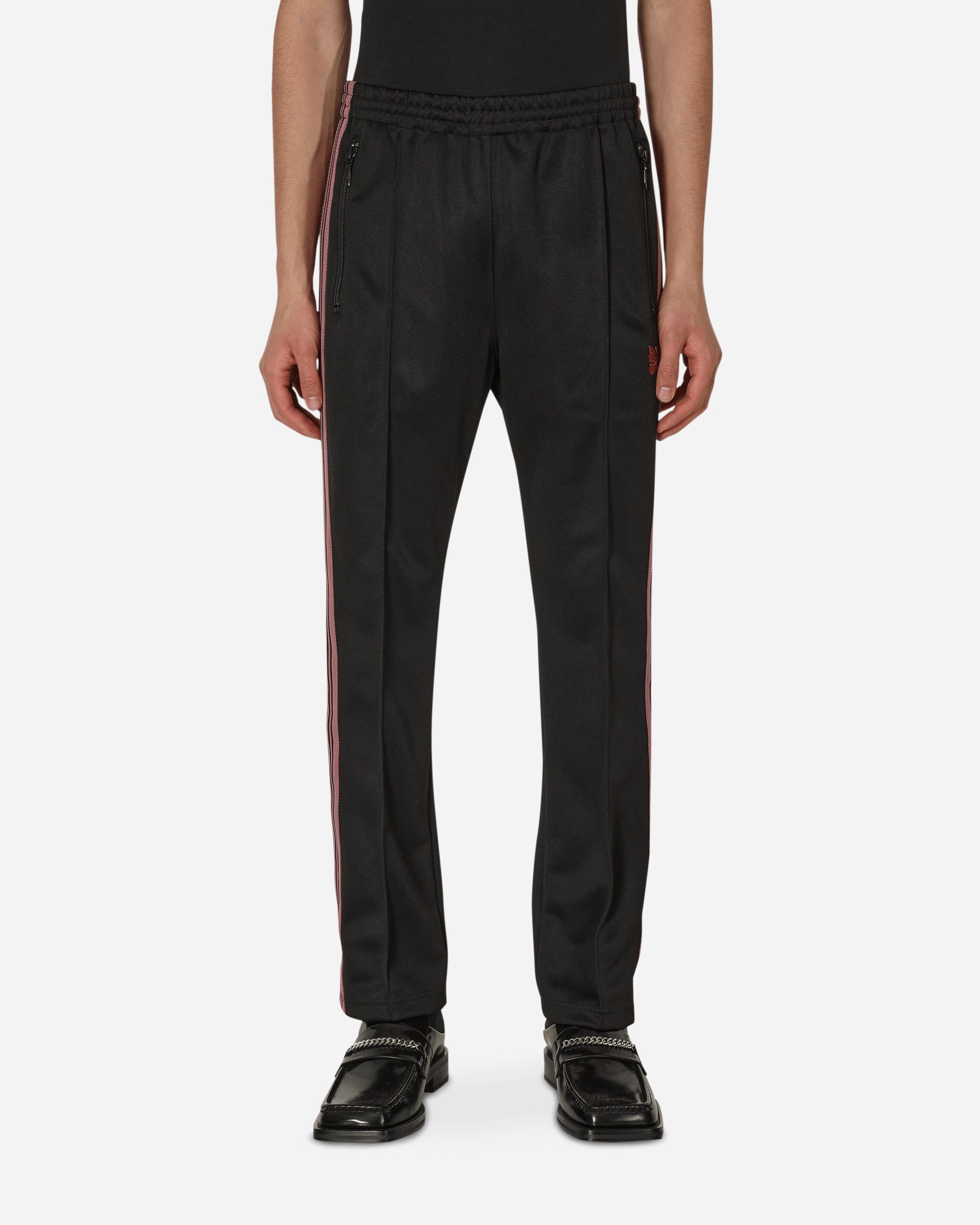 Needles Narrow Track Pant - Poly Smooth In Black | ModeSens