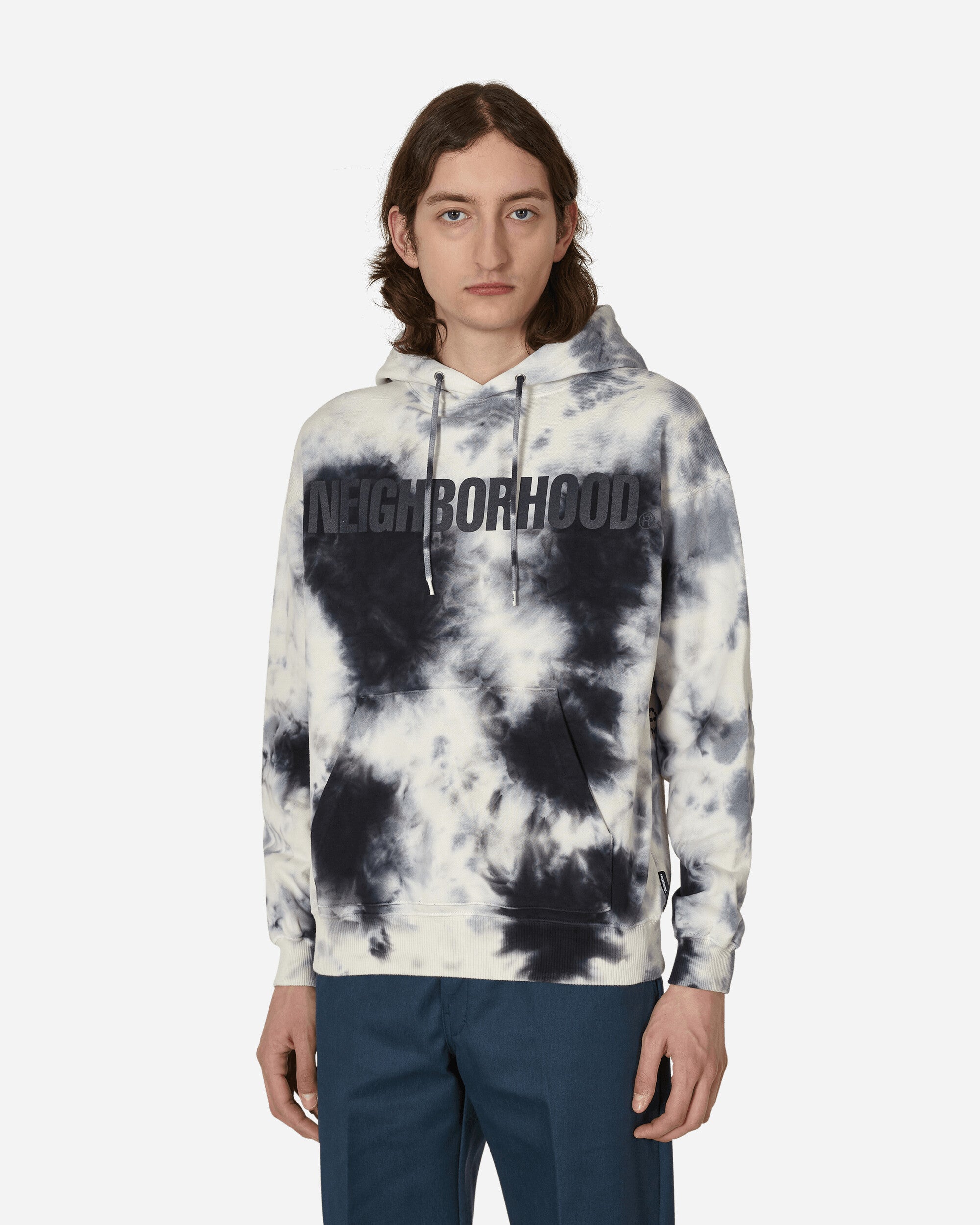 Tie-Dye Hooded Sweatshirt Black