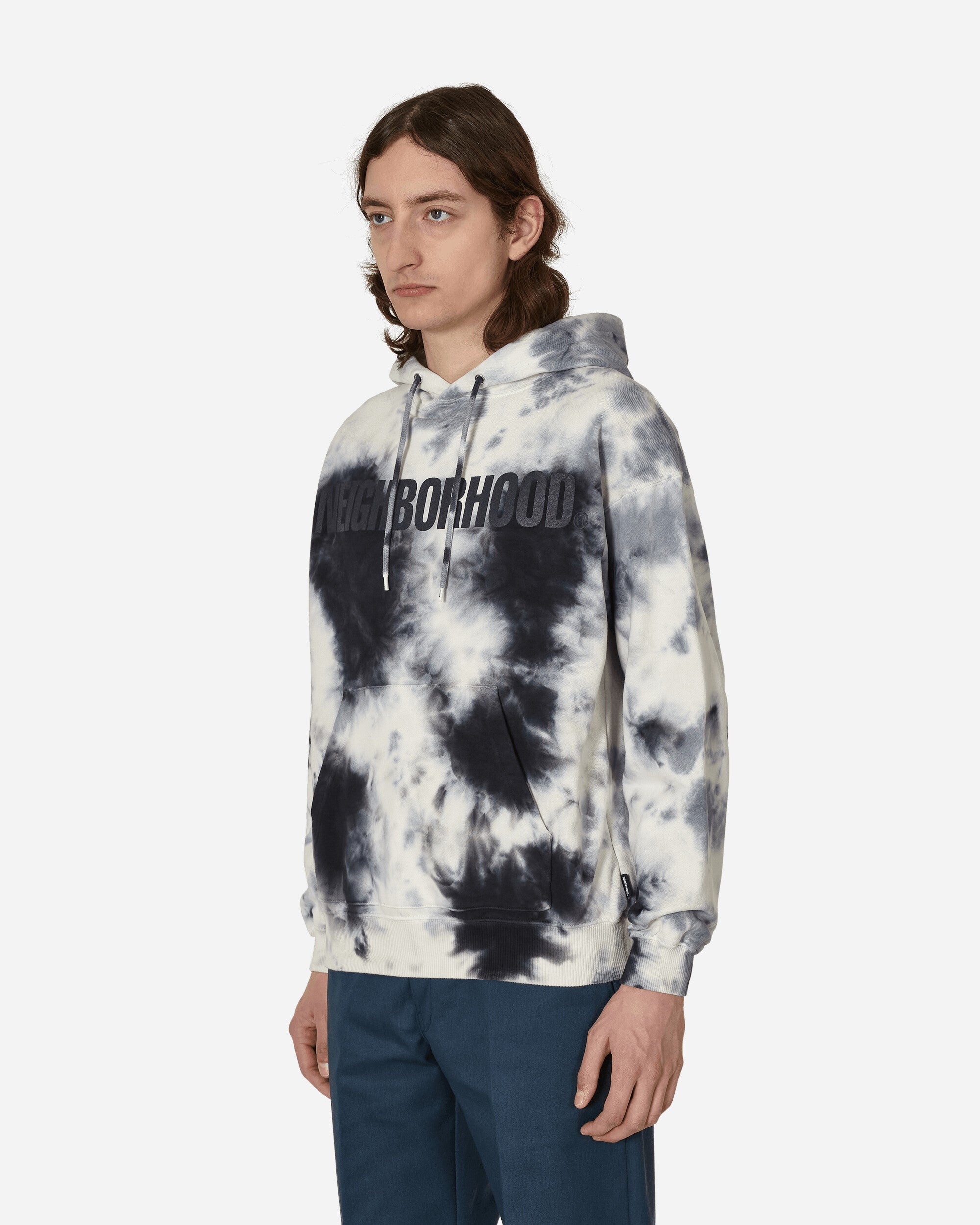 Neighborhood Tie-Dye Hooded Sweatshirt Black - Slam Jam Official Store