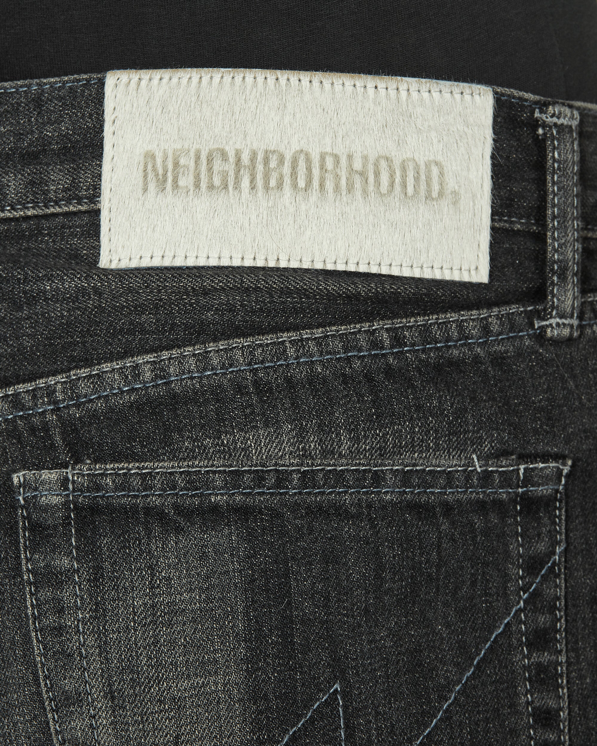Neighborhood Savage Denim DP Basic Pants Black - Slam Jam Official