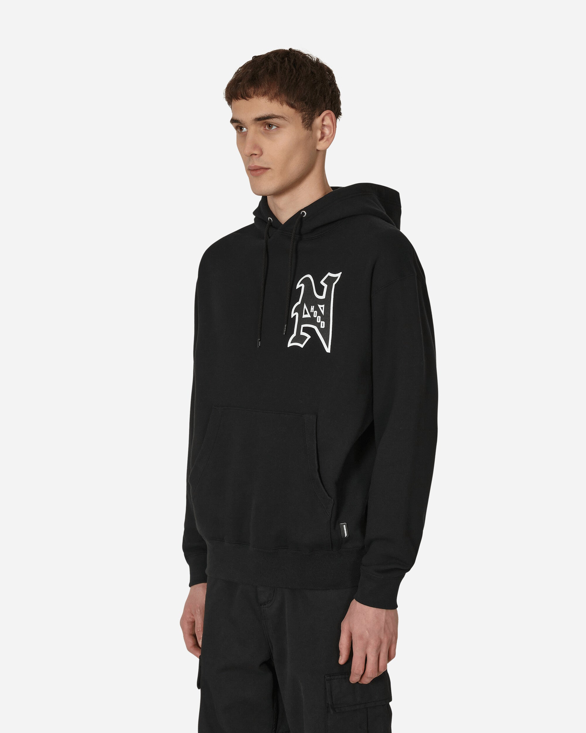 Neighborhood College Hooded Sweatshirt Black - Slam Jam Official Store