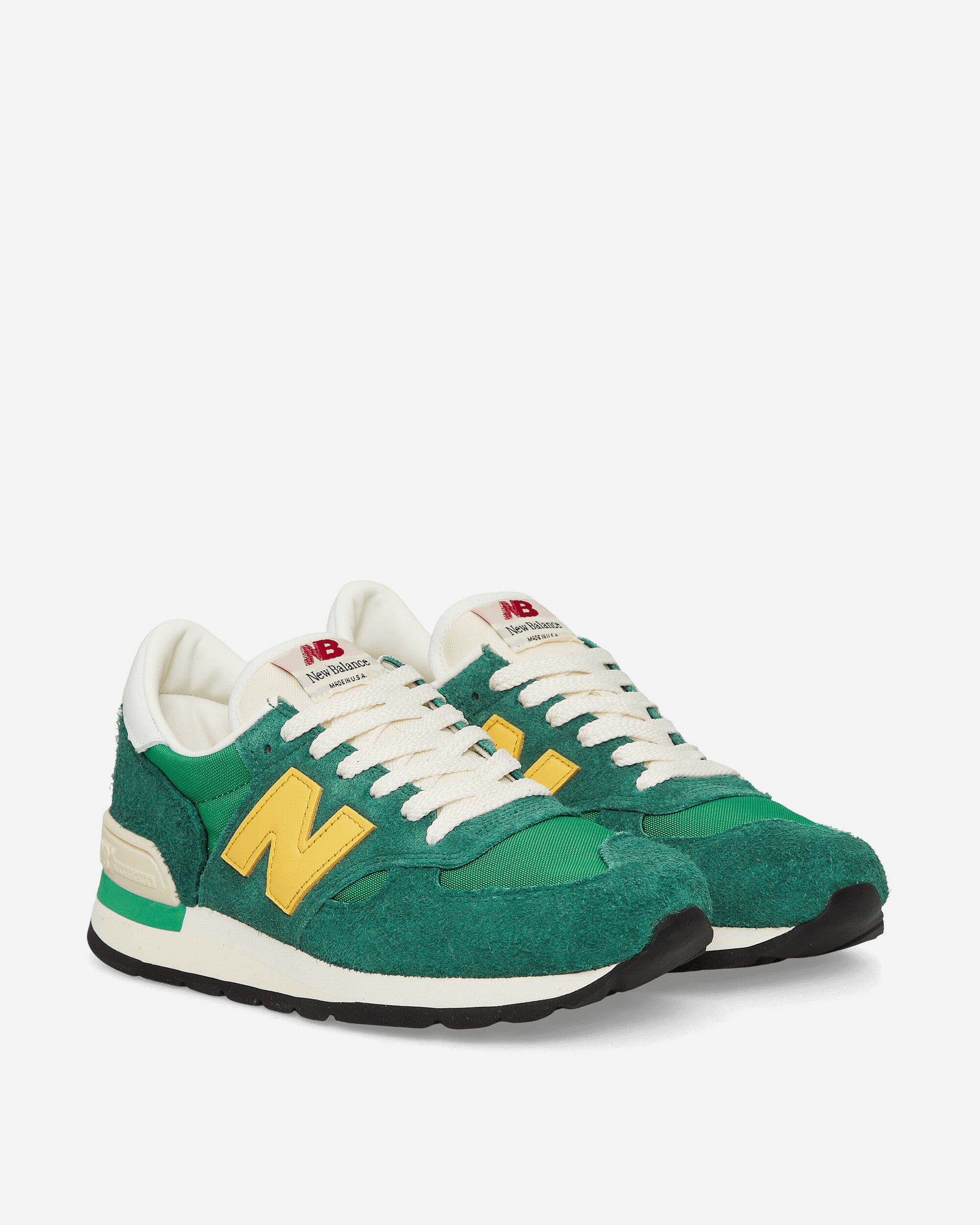 New Balance MADE in USA 990 Sneakers Green / Gold - Slam Jam