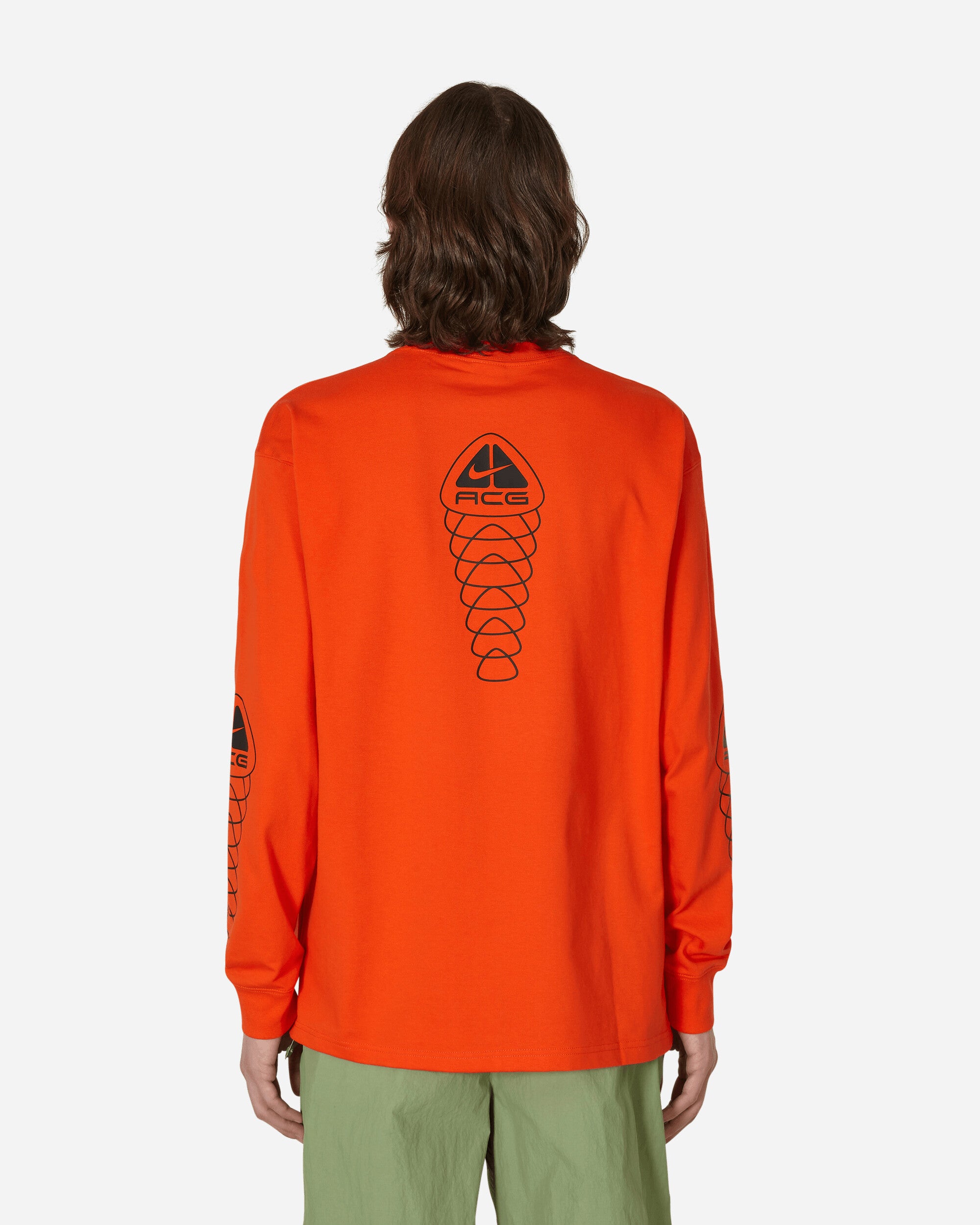 Nike Acg Ls Tee Ssnl Lungs Picante Red T-Shirts Longsleeve DX9454-633