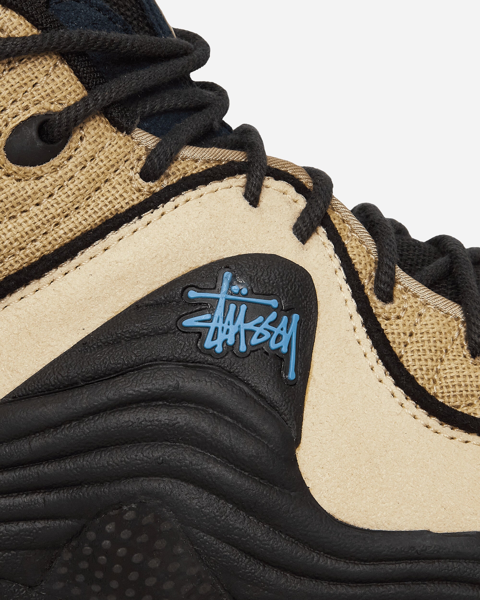 Nike Black & Beige Stüssy Edition Air Penny Ii Sneakers In