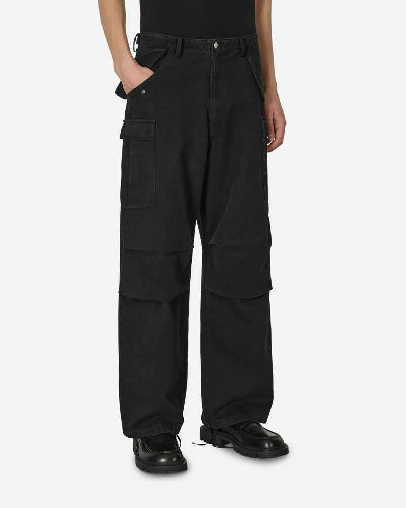 No Maintenance Six Pocket Baggy Cargo Pants Black - Slam Jam