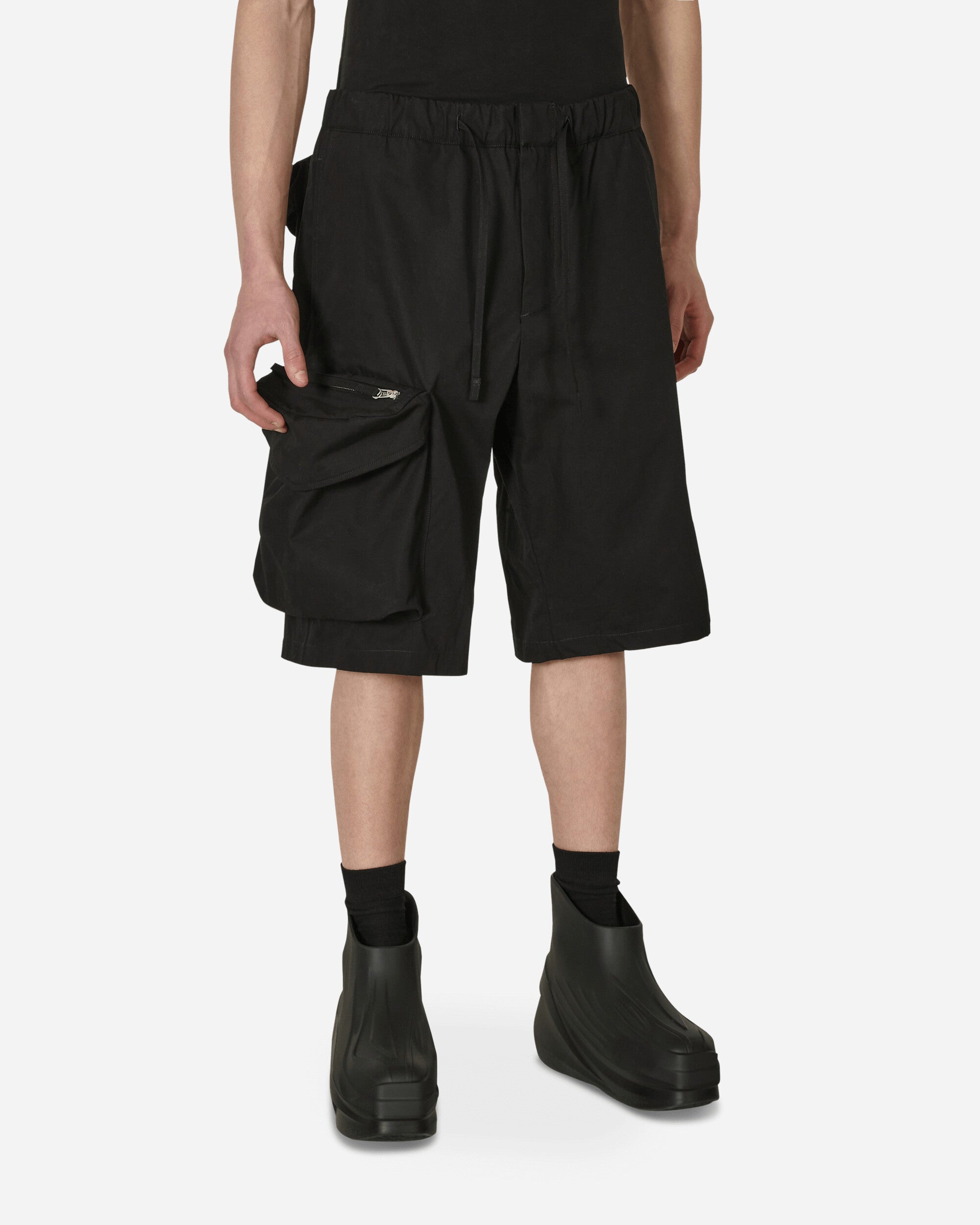 OAMC Cove Shorts Black - Slam Jam Official Store