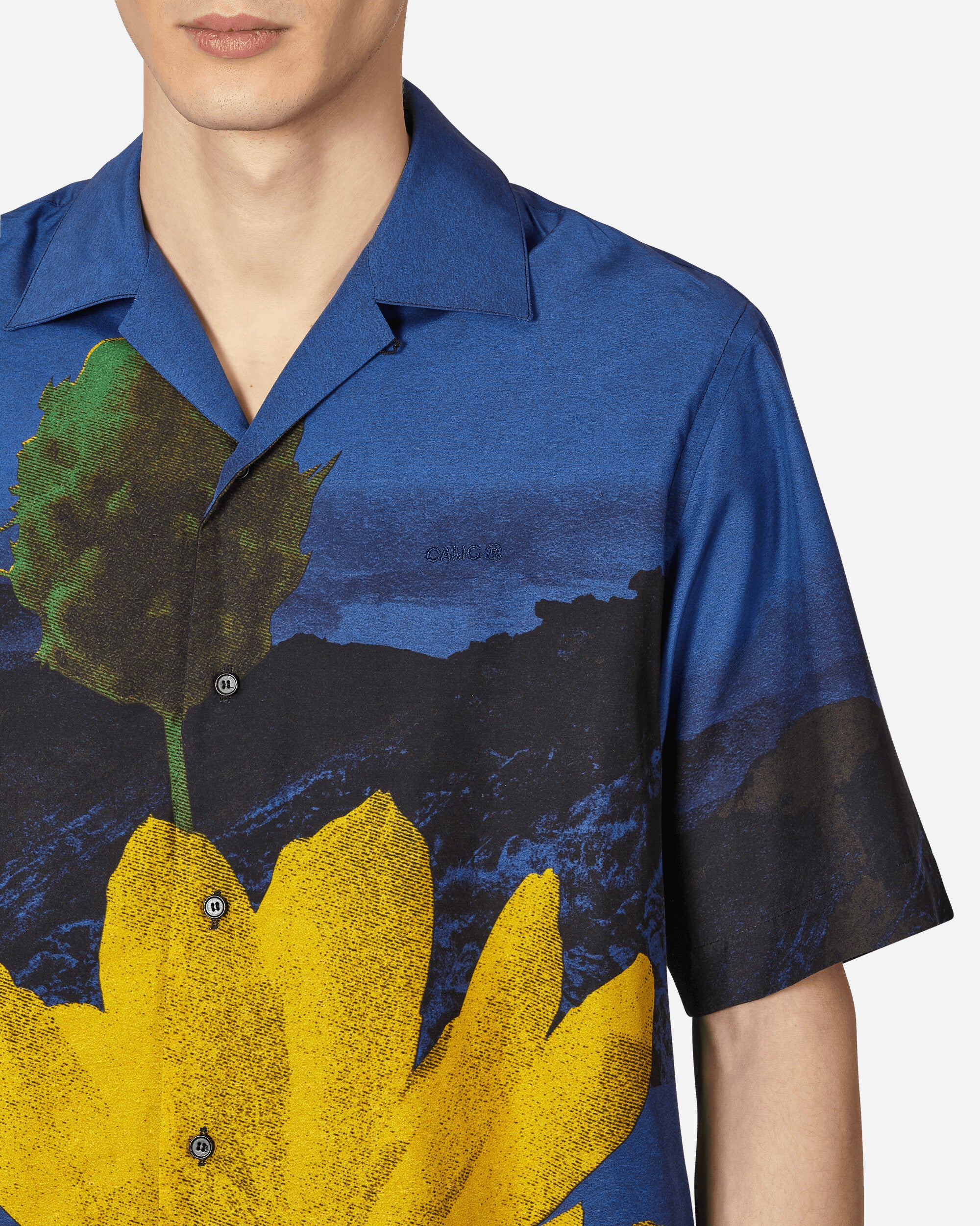 OAMC 23SS KURT SHIRT, FLORA Blue L-