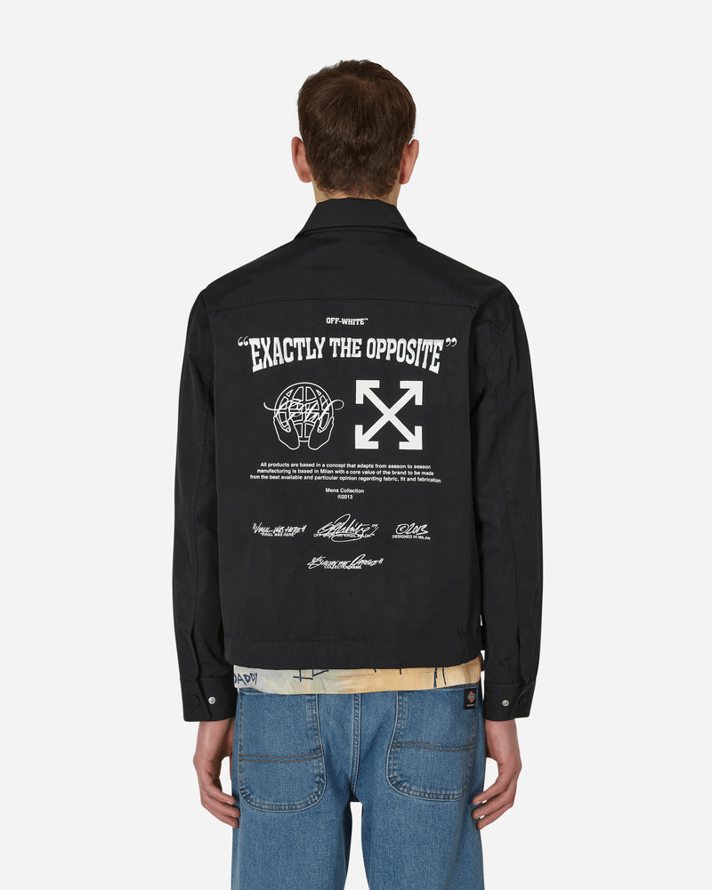 Off-White Exactly The Opposite Shirt Jacket Black - Slam Jam