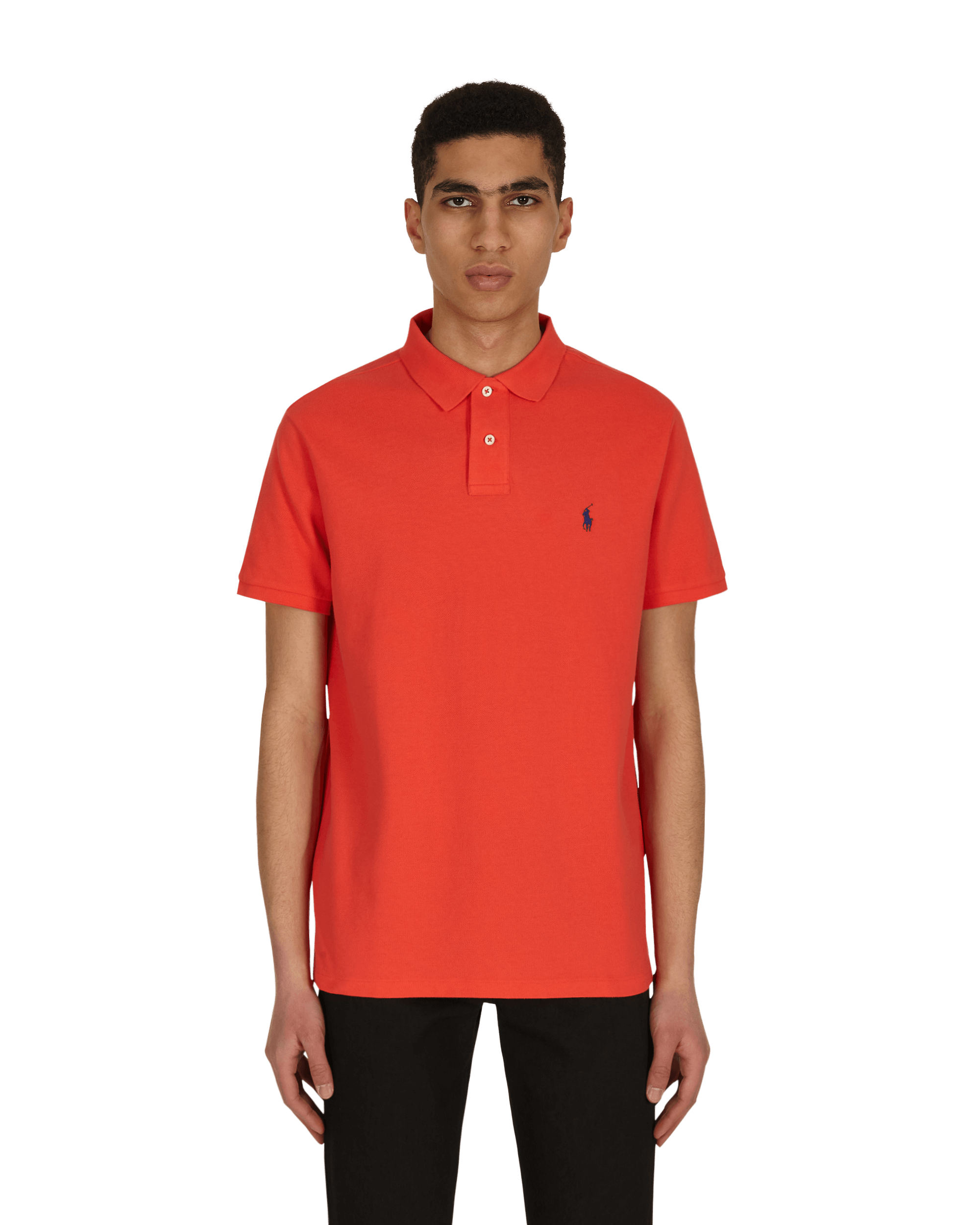 Polo Ralph Lauren Custom Slim Fit Polo Shirt Red - Slam Jam Official Store