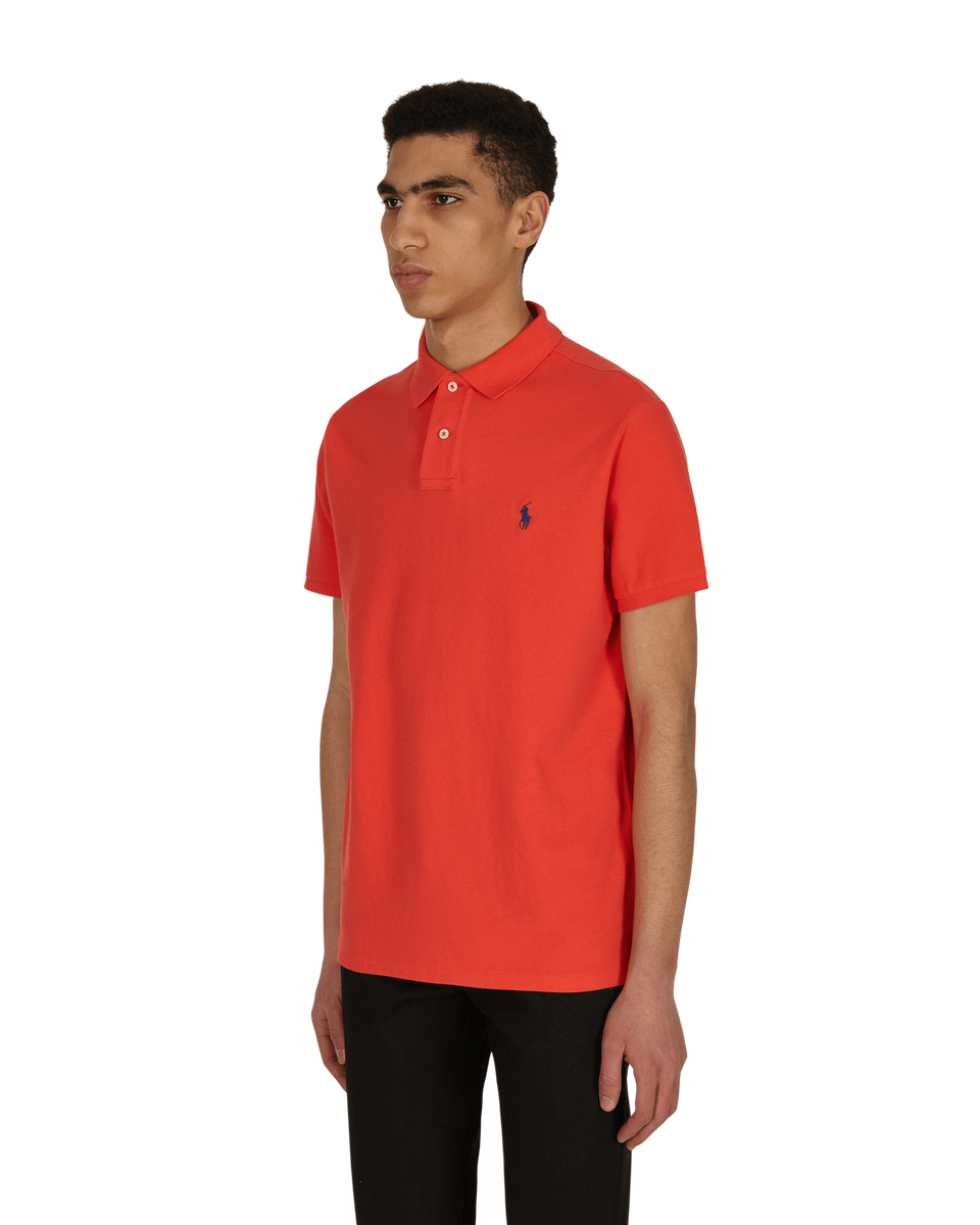 Polo Ralph Lauren Custom Slim Fit Polo Shirt Red - Slam Jam Official Store