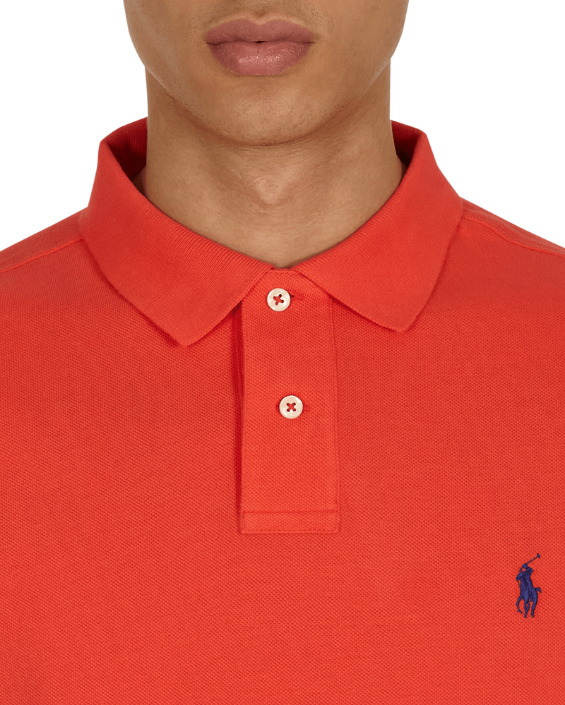 Polo Custom Slim Fit Polo Shirt Red - Slam Jam Official Store
