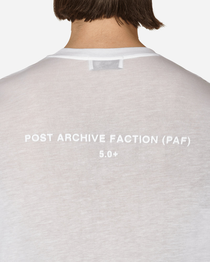 Post Archive Faction (PAF) 5.0+ T-Shirt Right White - Slam Jam