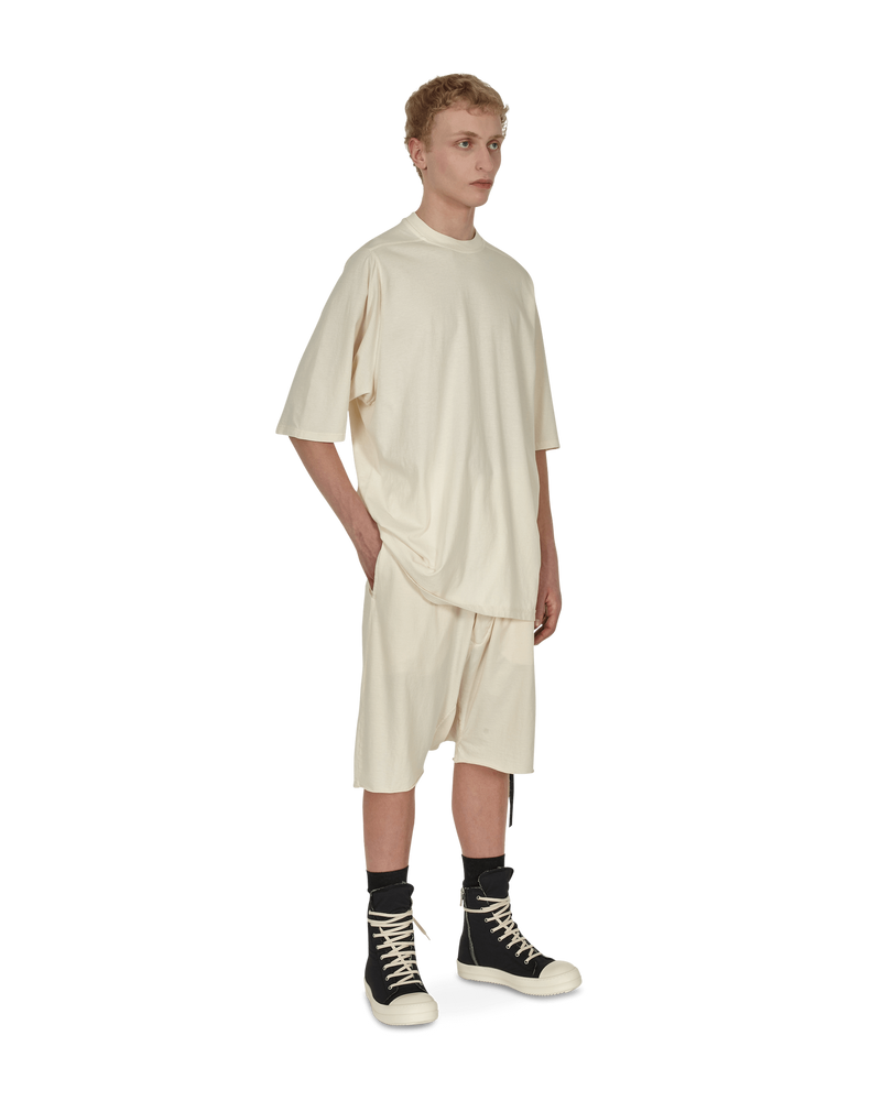 Rick Owens Drkshdw Drawstring Pods Shorts White - Slam Jam