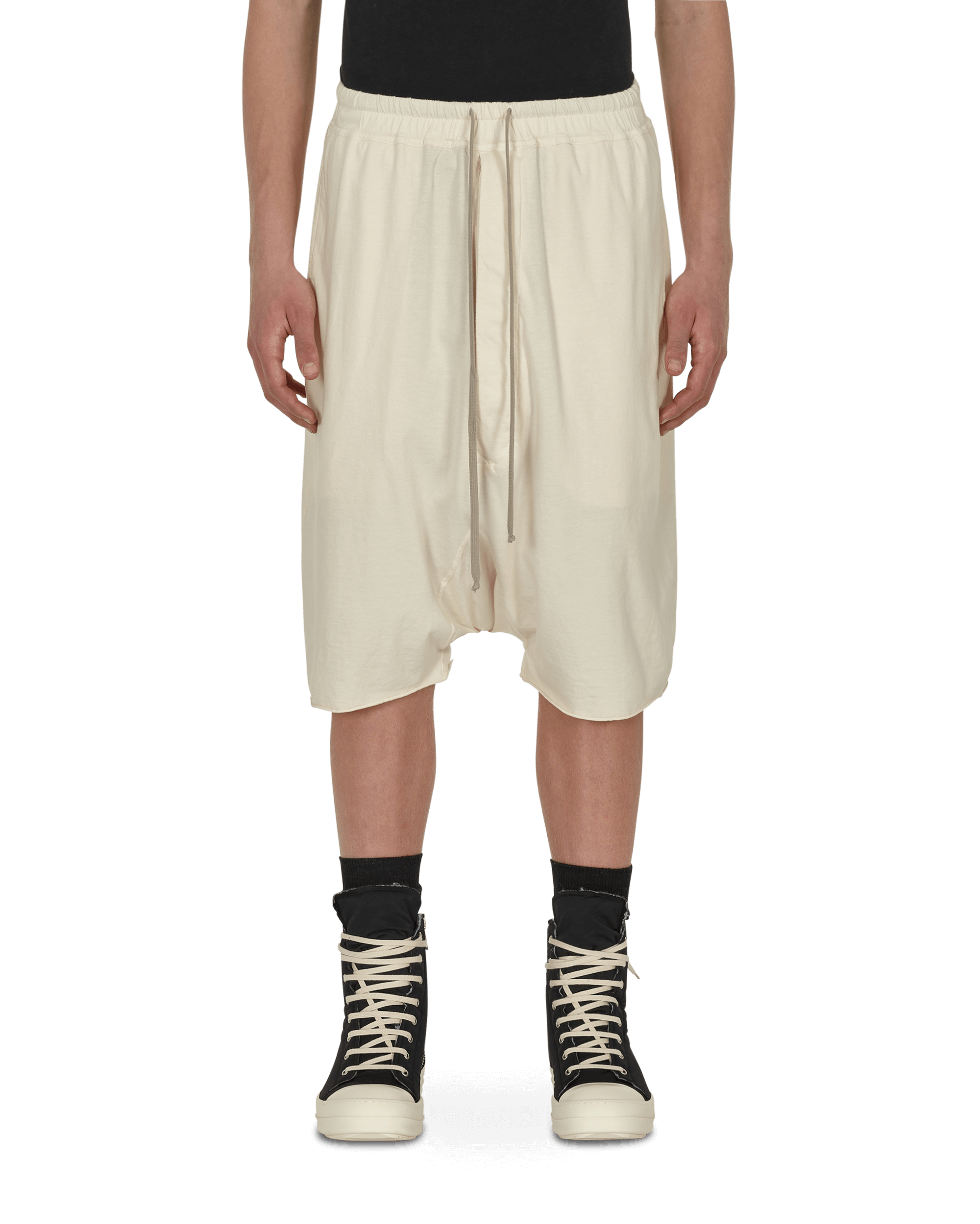 Drawstring Pods Shorts White