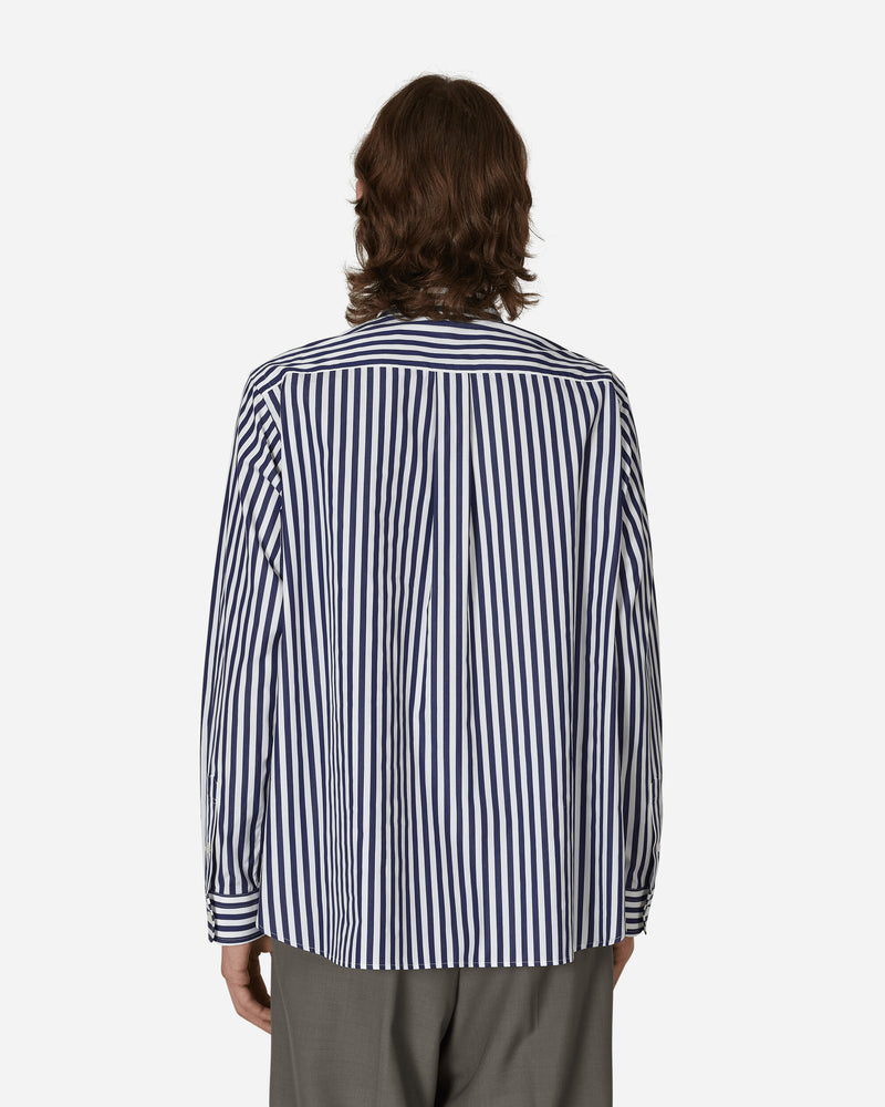 sacai Thomas Mason Cotton Poplin Shirt Blue - Slam Jam Official Store