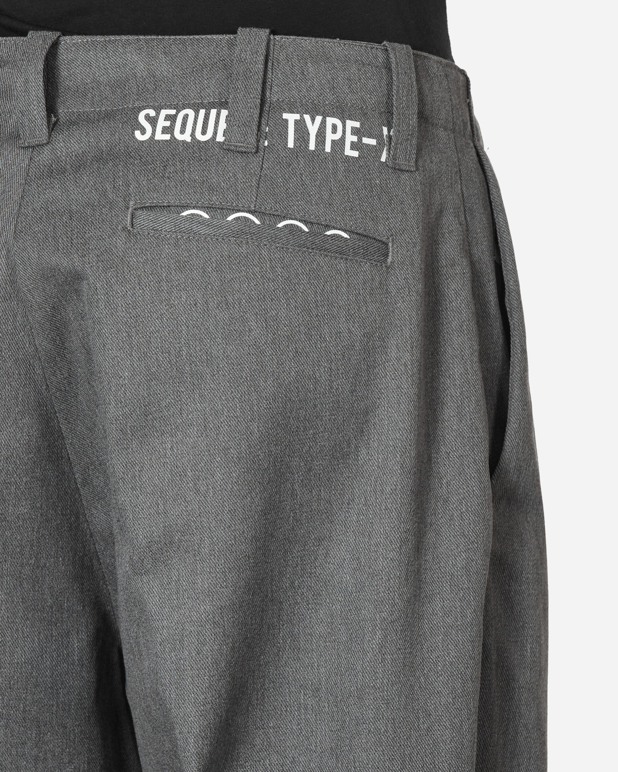 保証書付】 SEQUEL PANTS(TYPE-F) SEQUEL CHINO BLACK PANTS(TYPE-XF