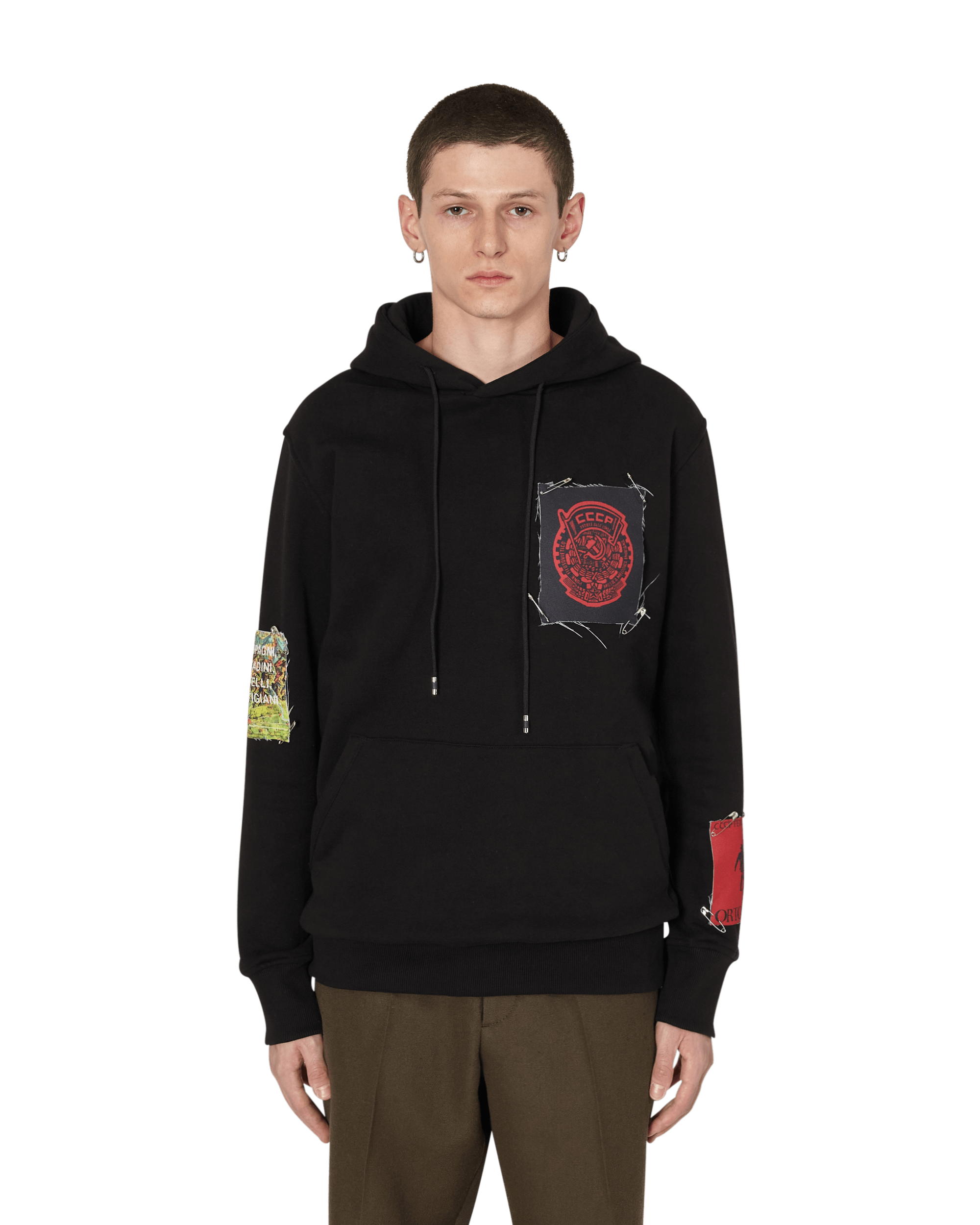 CCCP Fedeli alla Linea Hooded Sweatshirt Black