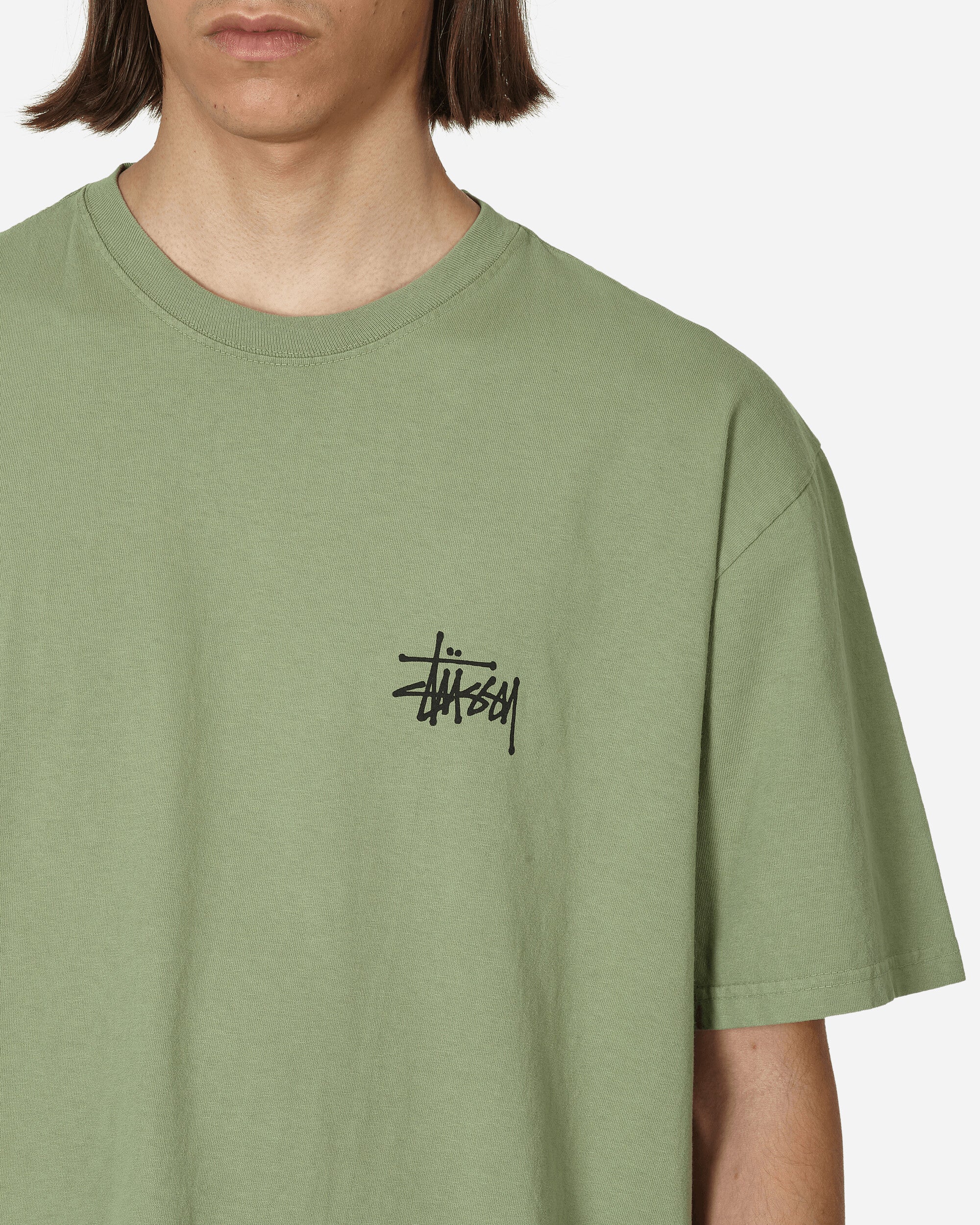 stussy S64 PIGMENT DYED TEE OLIVE-
