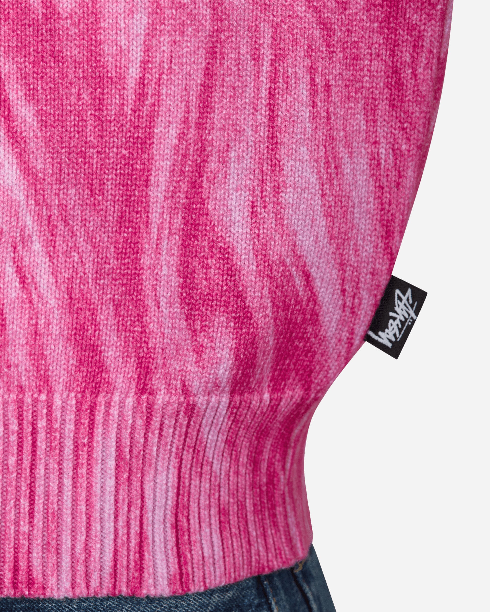 Stüssy Printed Fur Sweater Pink - Slam Jam Official Store