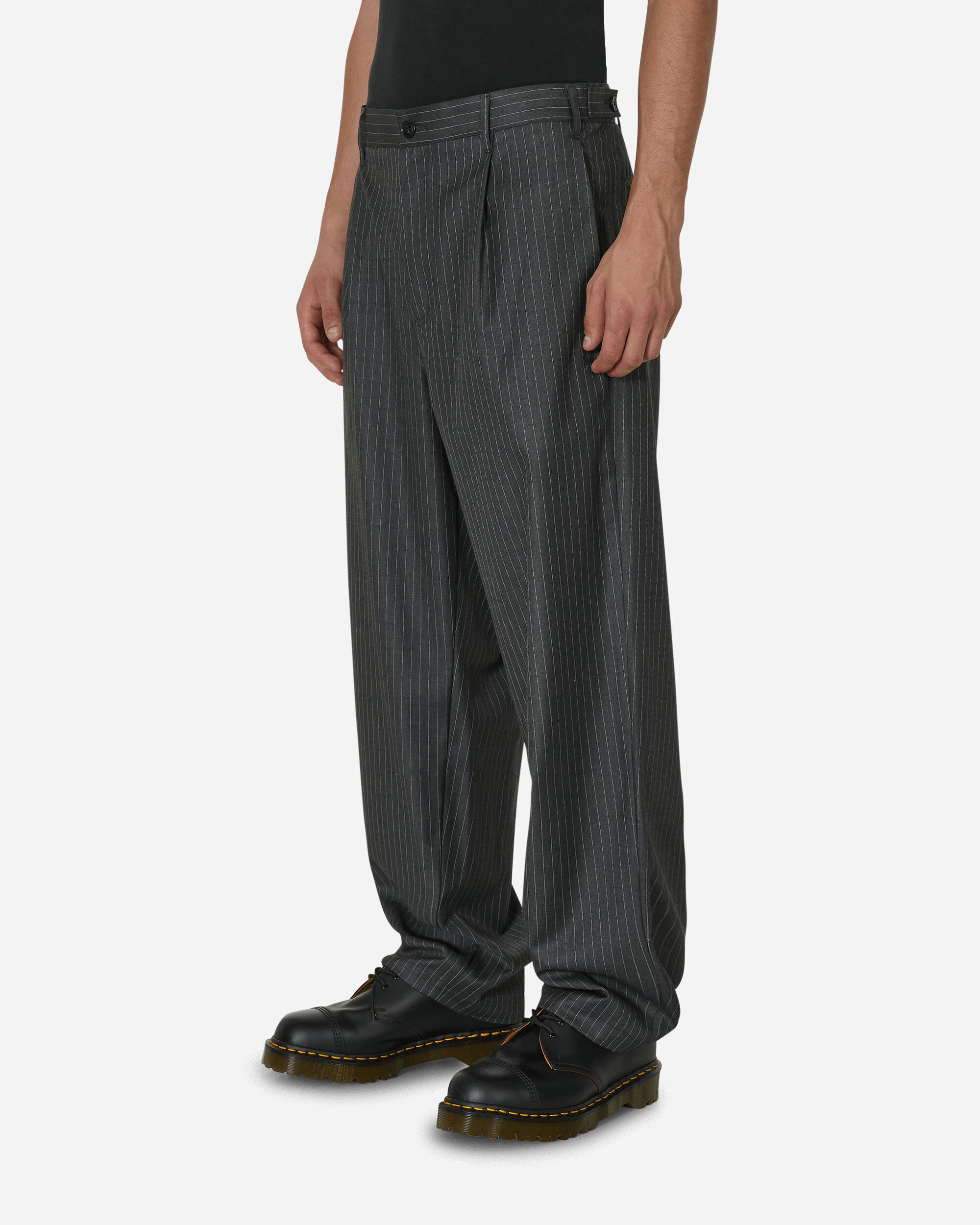 stussy STRIPED VOLUME PLEATED TROUSER