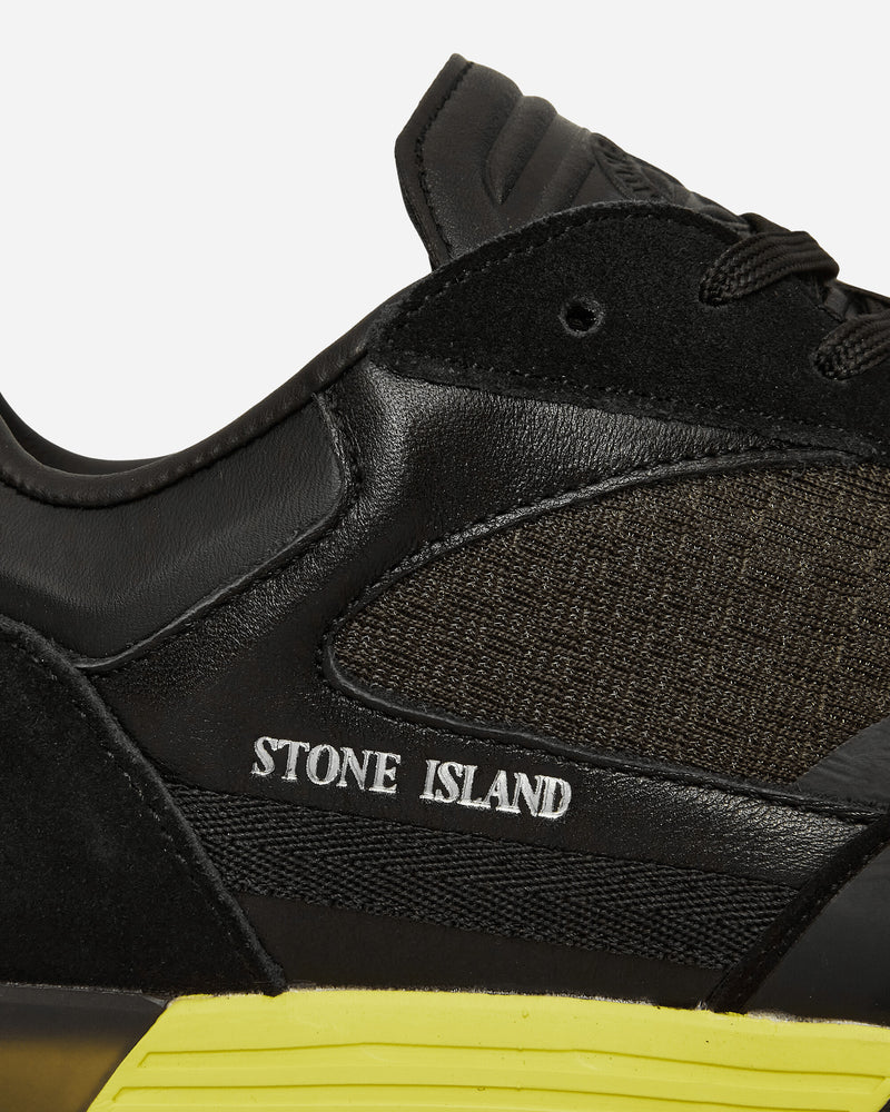 Stone Island Football Sneakers Black - Slam Jam Official Store