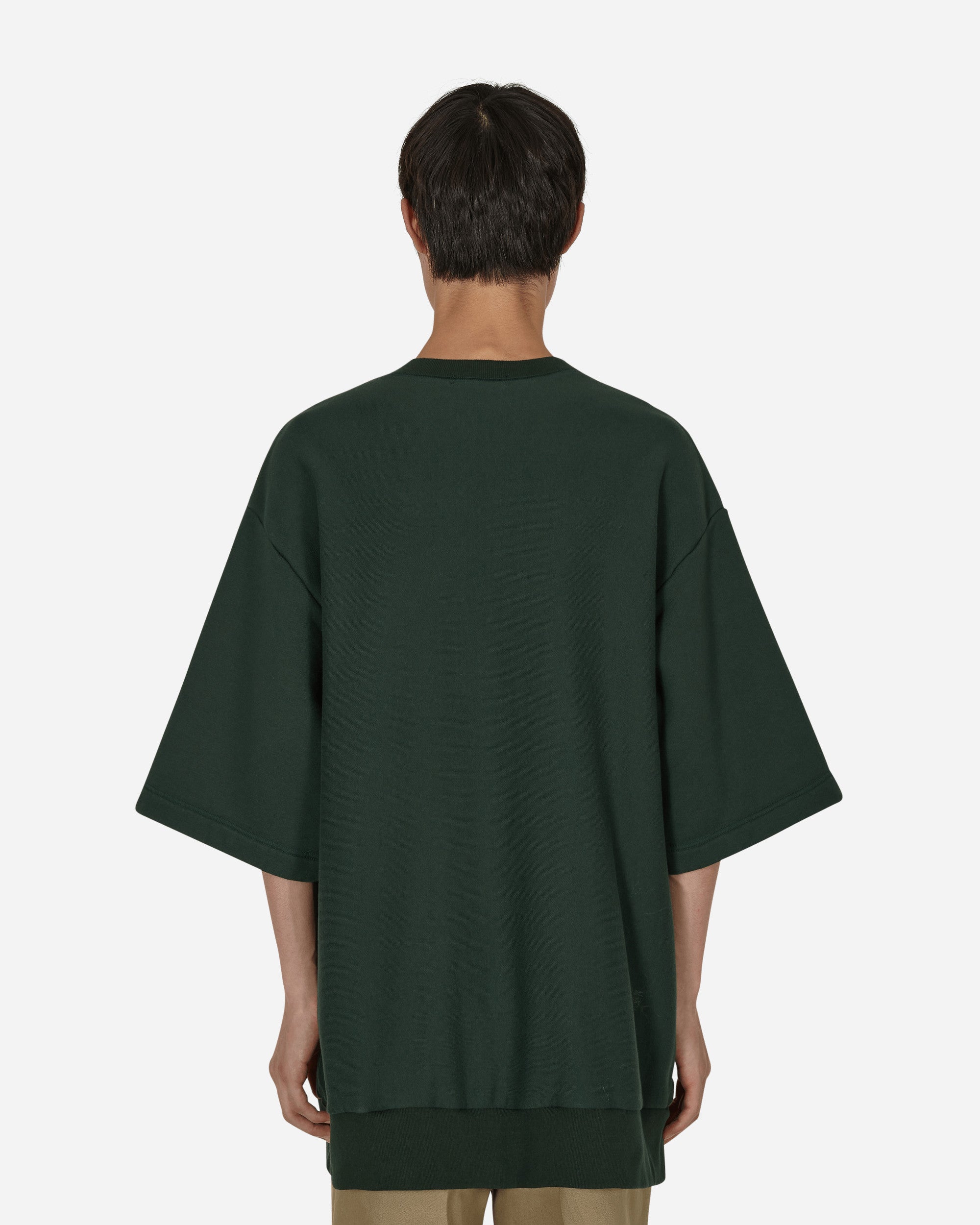 Shop Undercover Running Monks Crewneck Sweatshirt In Green