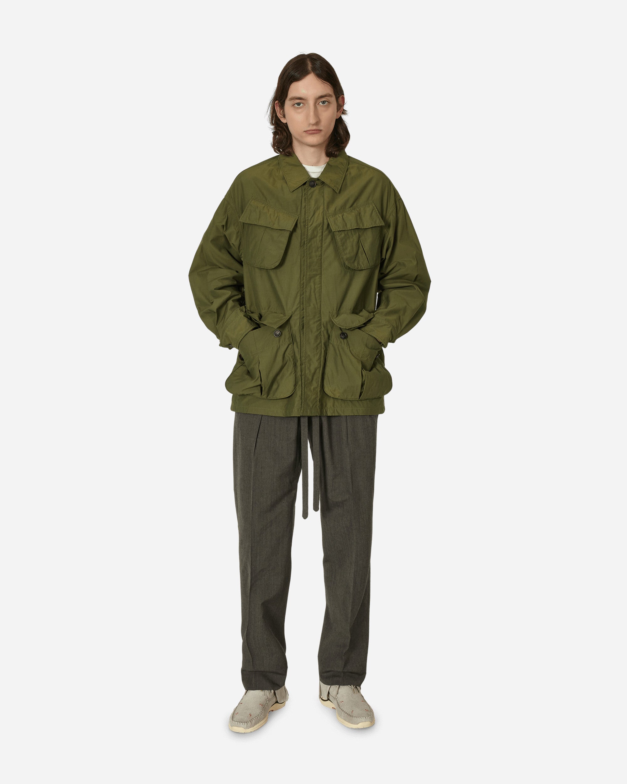 visvim Tropical Combat Jacket Olive - Slam Jam Official Store