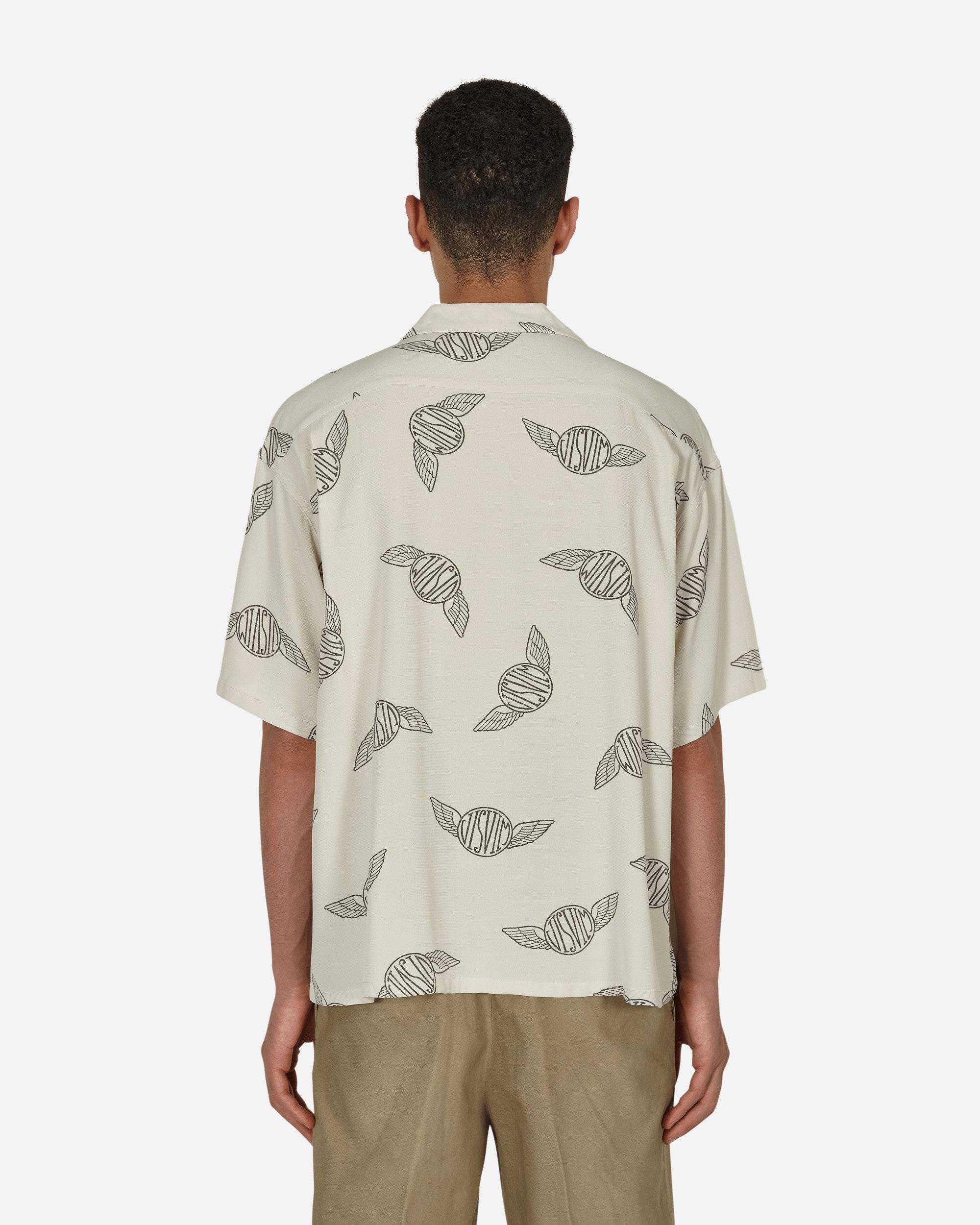 Visvim White Contrary Dept Wallis Print Short Sleeve Shirt | ModeSens