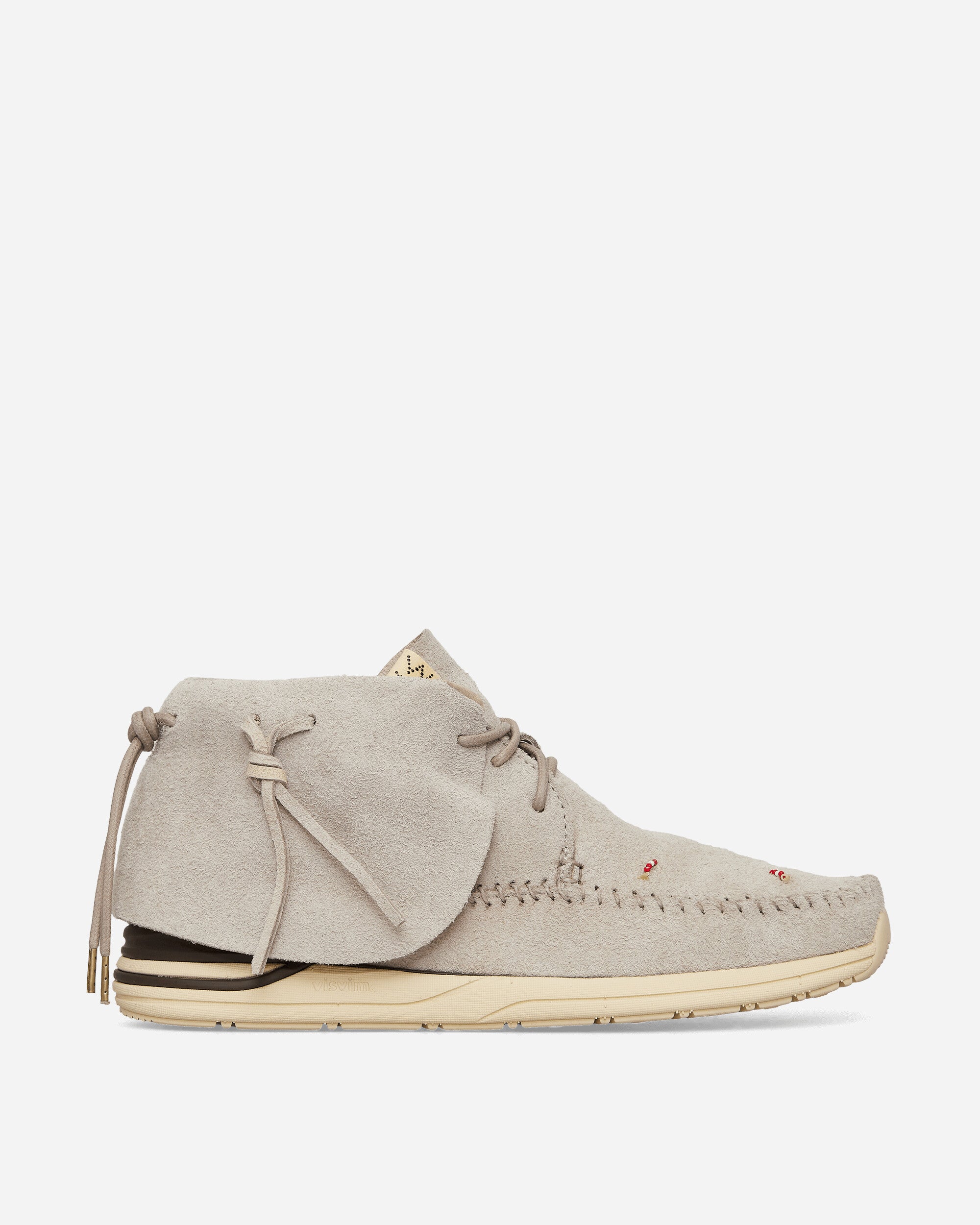 Visvim Fbt Lhamo-folk Shoes In Grey | ModeSens