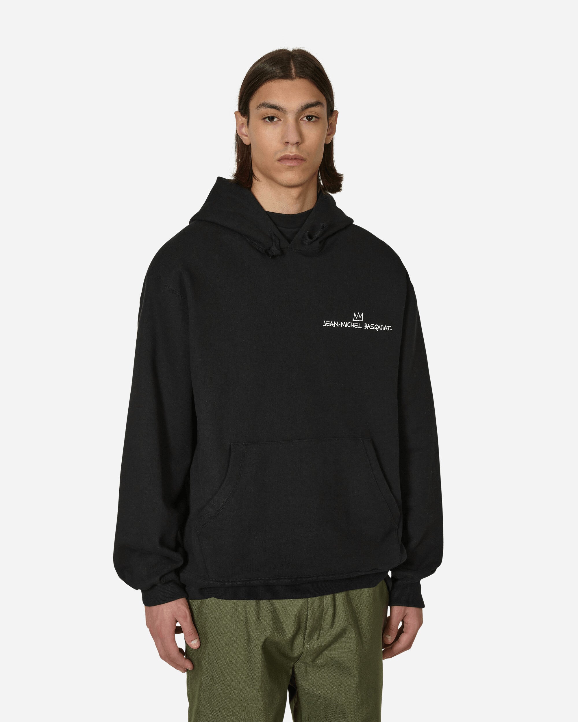 WACKO MARIA Jean-Michel Basquiat Heavy Weight Hooded Sweatshirt Black