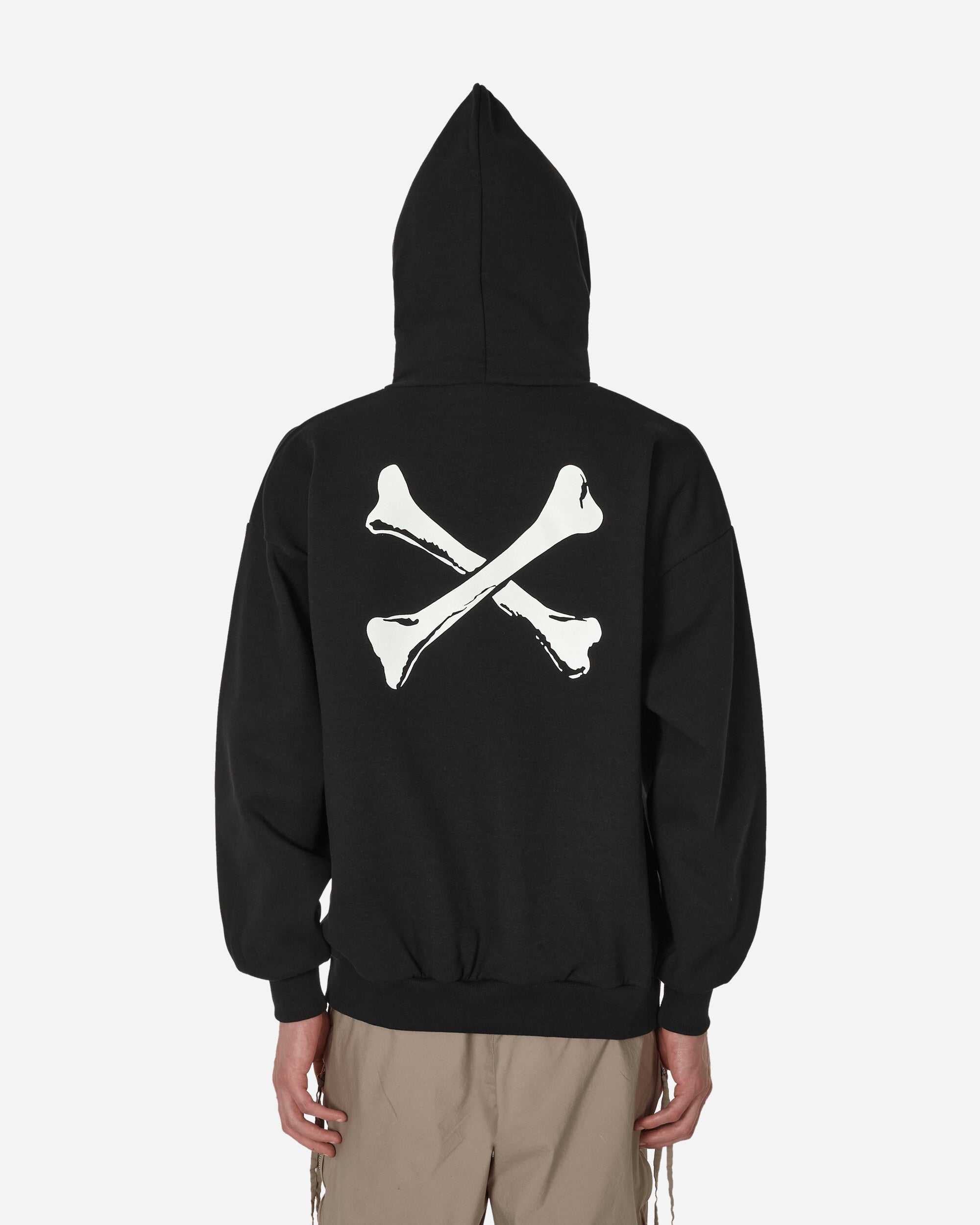 WTAPS Cross Bones Hooded Sweatshirt Black - Slam Jam Official Store