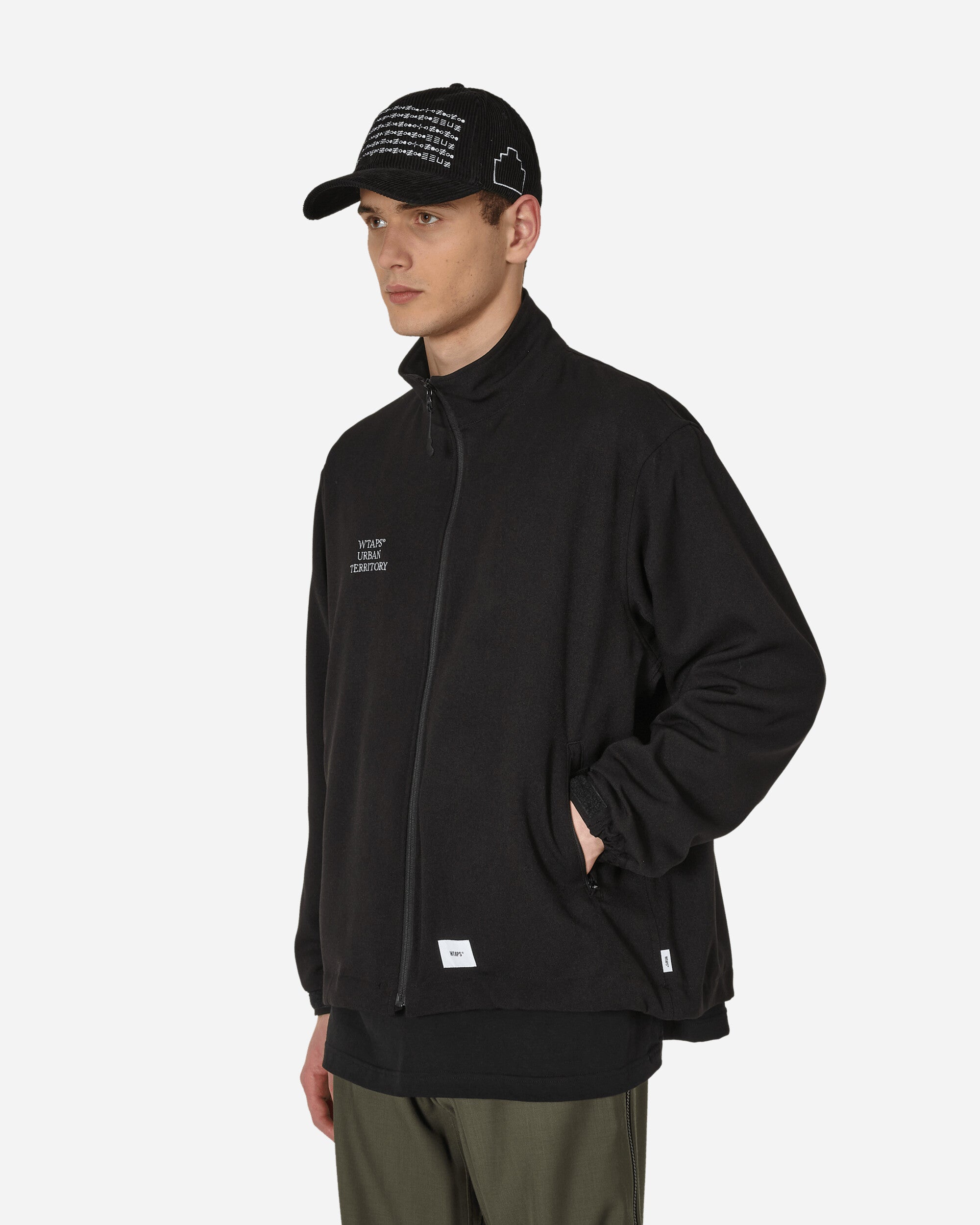 WTAPS Track Jacket Black - Slam Jam Official Store