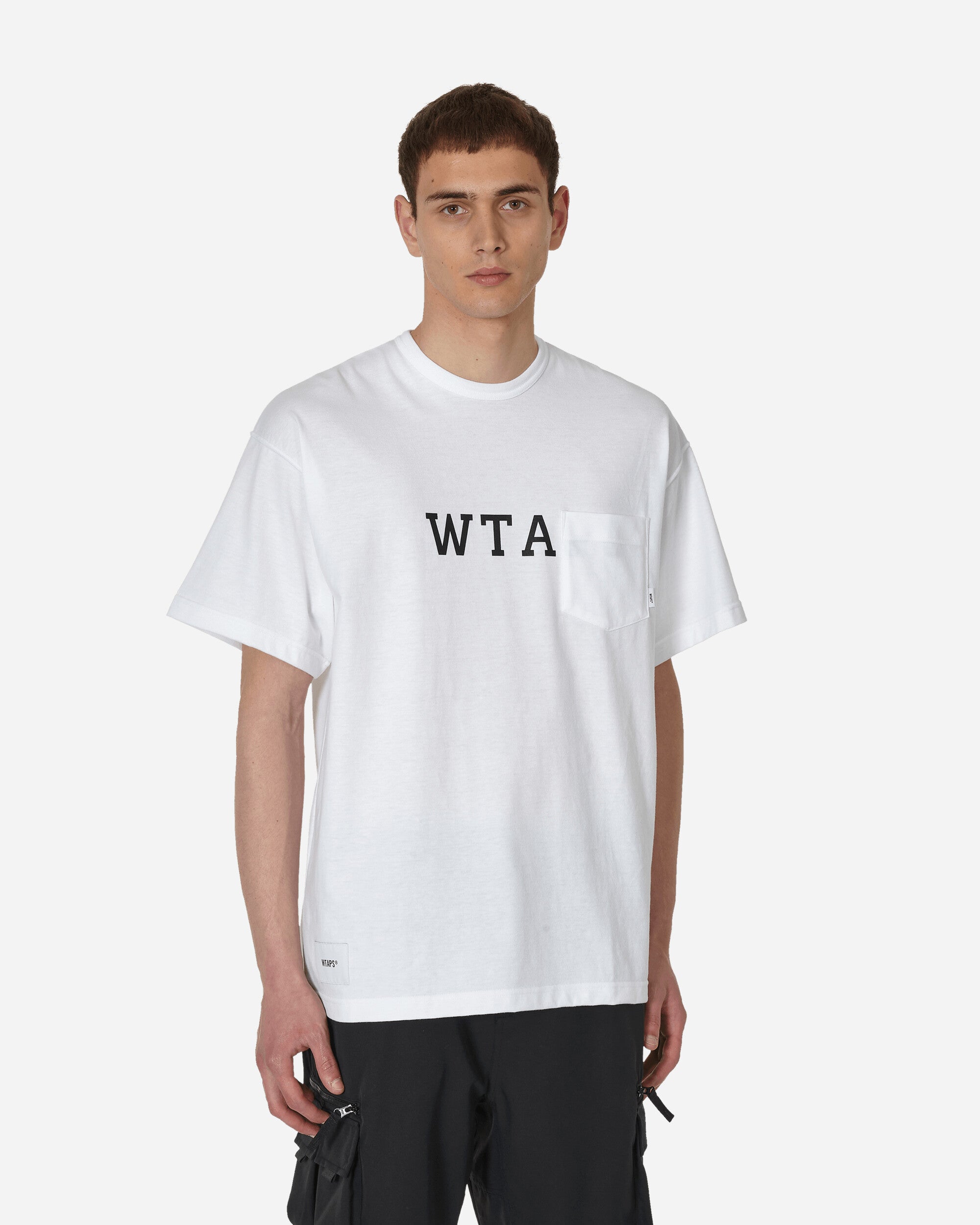 WTAPS Design 01 College T-Shirt White - Slam Jam Official Store