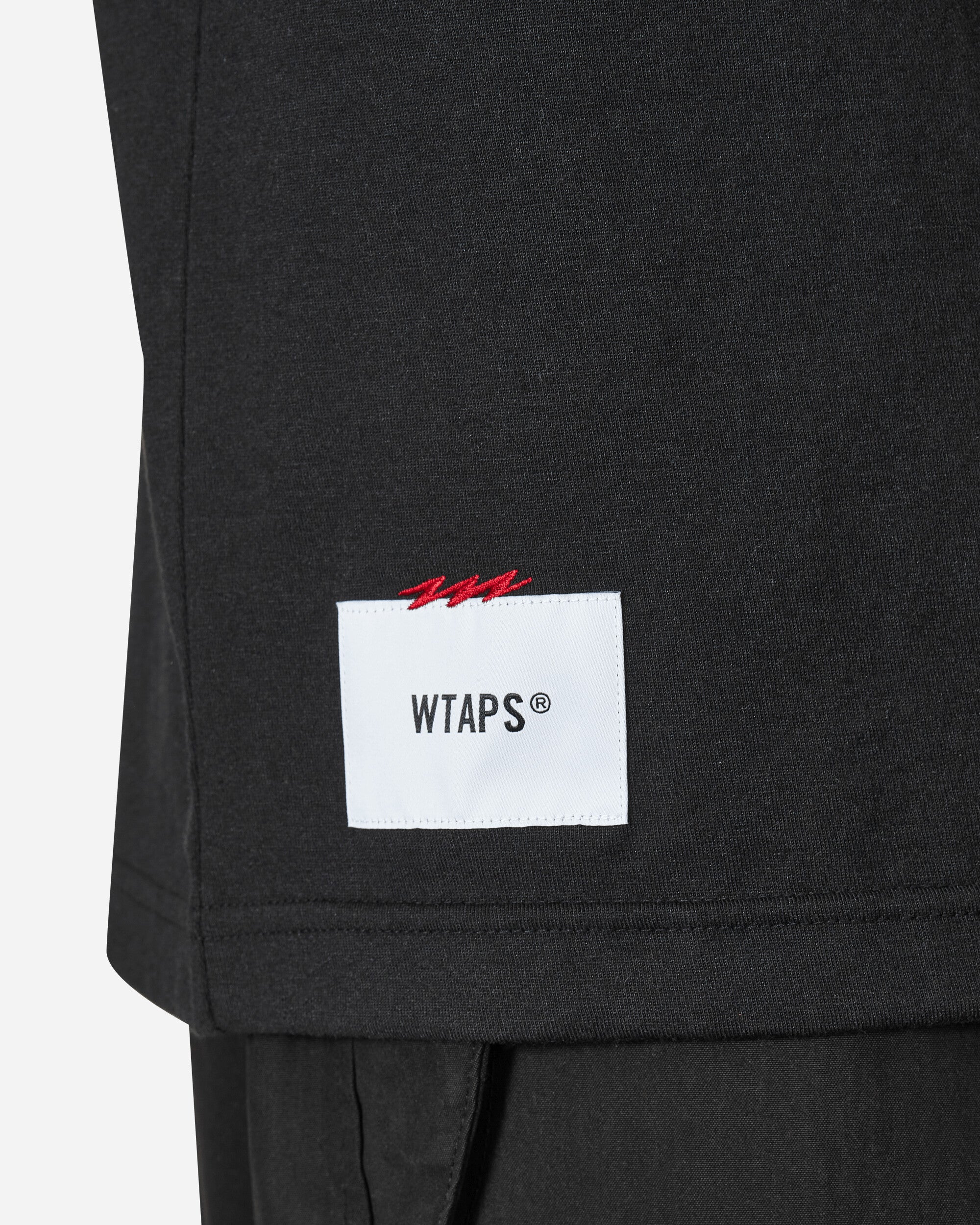 WTAPS Design 02 College T-Shirt Black - Slam Jam Official Store