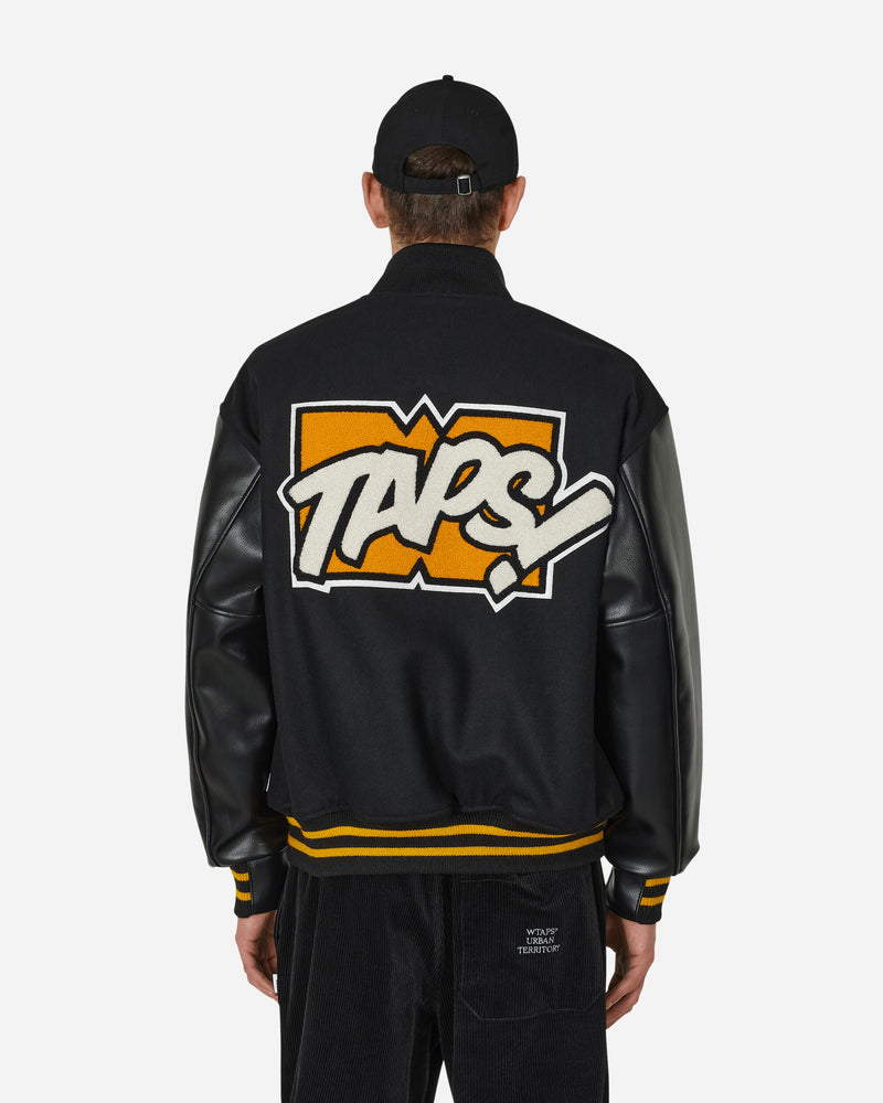 WTAPS Varsity Jacket Black - Slam Jam Official Store