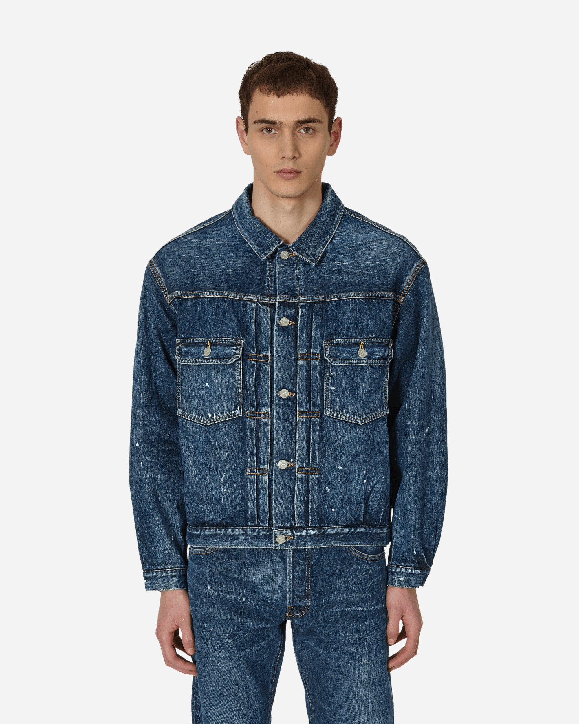 Visvim Ss 101xx Jacket Dmgd-1010 Indigo In Blue | ModeSens