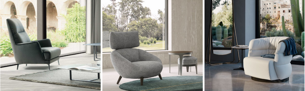 Collection de fauteuils Natuzzi