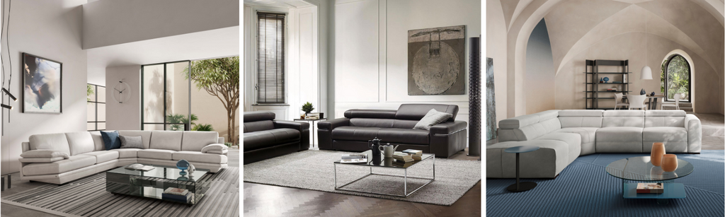 Collection de sofas Natuzzi